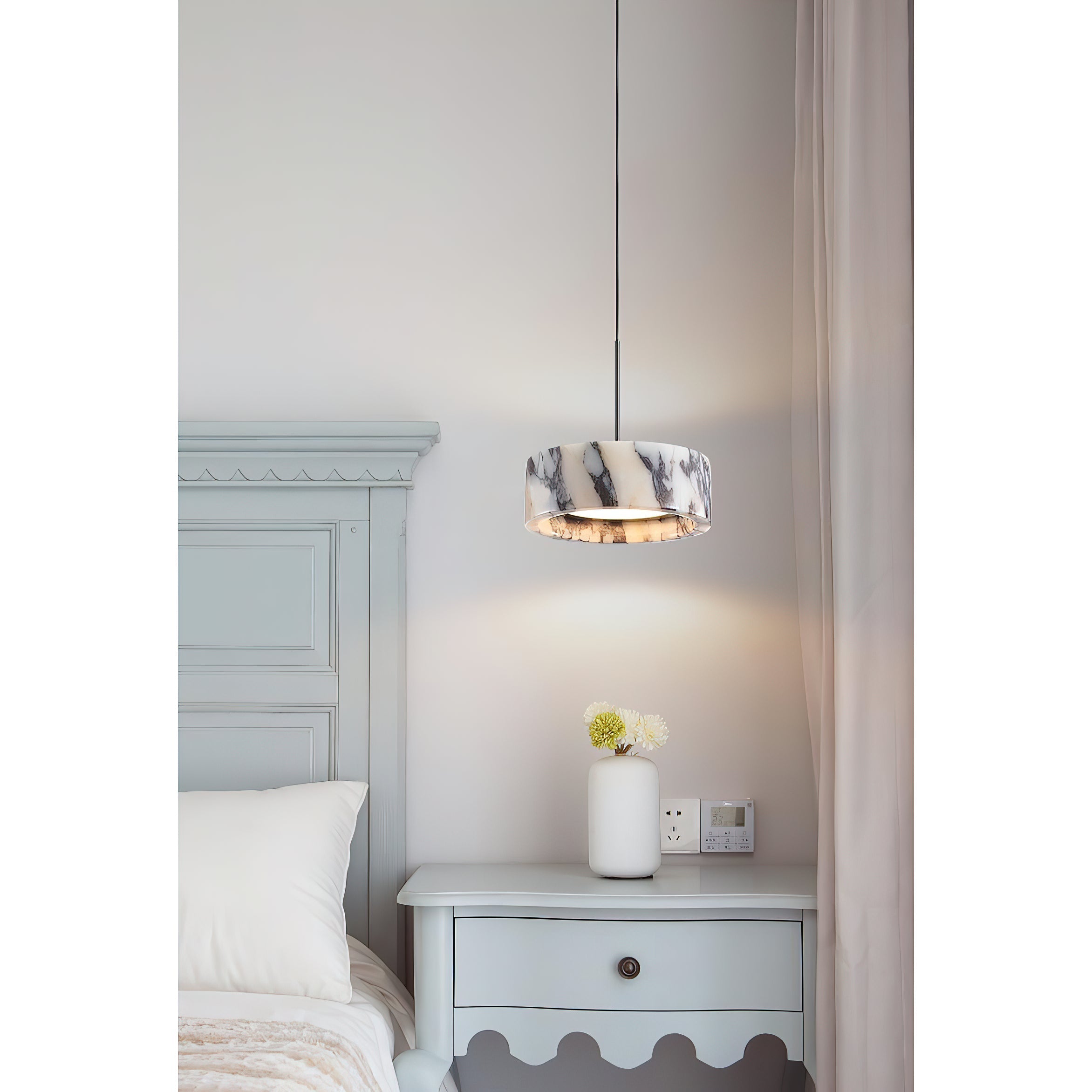Glide Modern Minimalist Marble Pendant Lamp - Letslighting