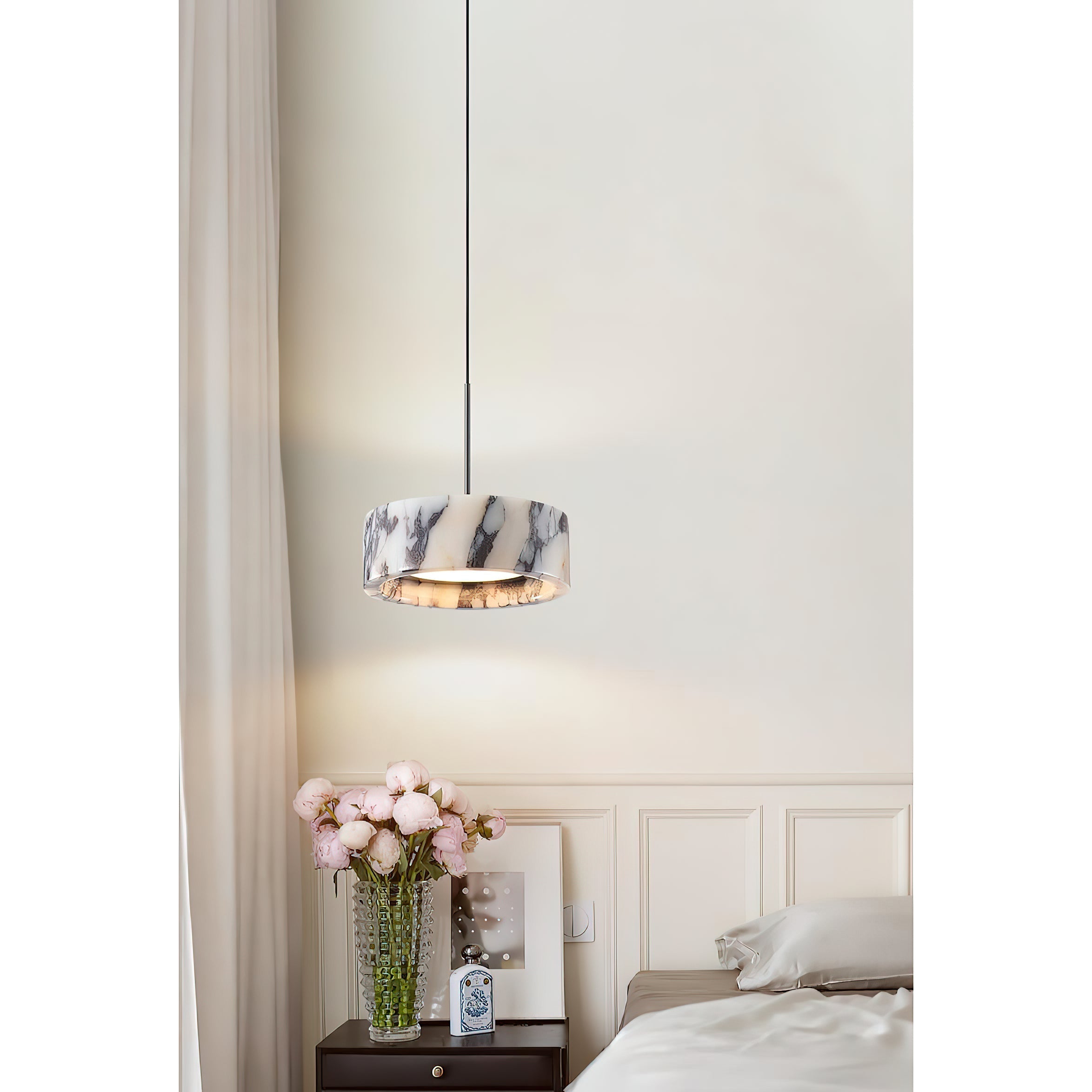 Glide Modern Minimalist Marble Pendant Lamp - Letslighting