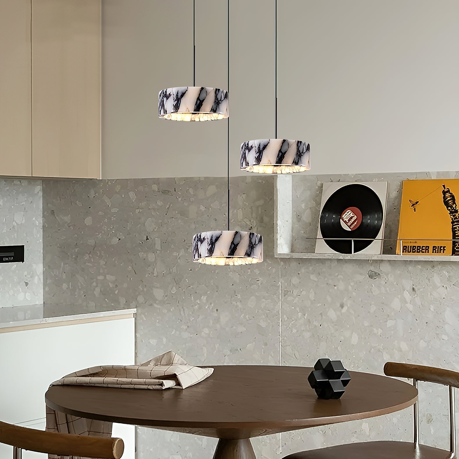 Glide Modern Minimalist Marble Pendant Lamp - Letslighting