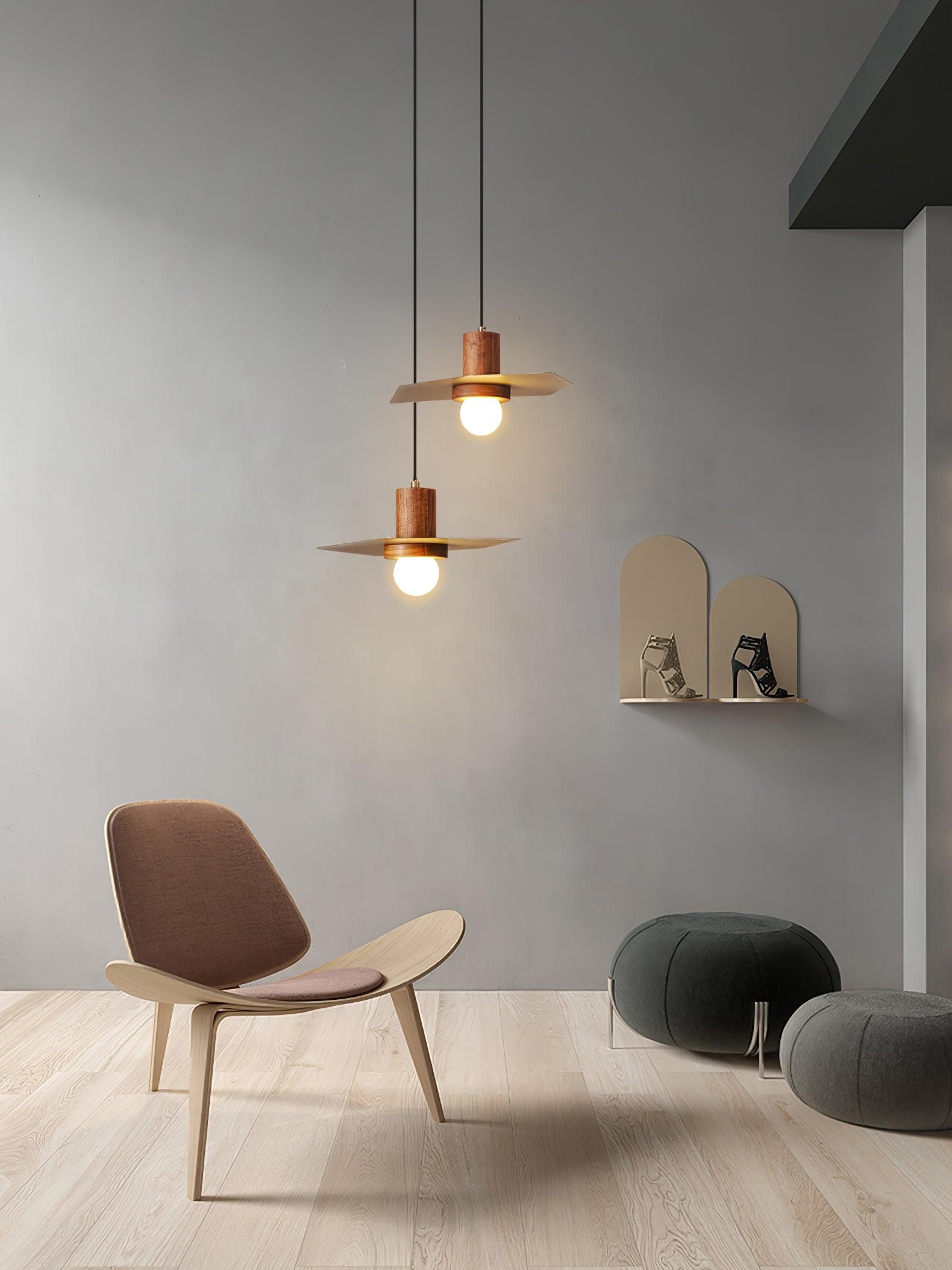 Olvenan Premium Nordic Art Wood Pendant Lamp - Letslighting