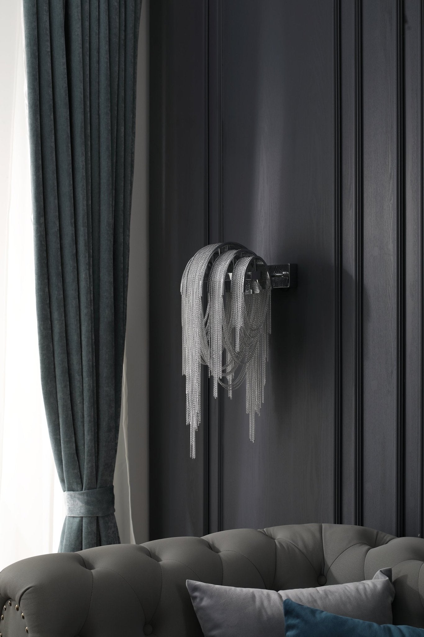 Chains Postmodern Luxury Tassel Wall Lamp - Letslighting