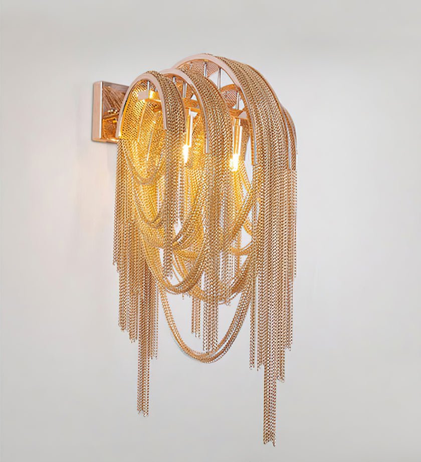 Chains Postmodern Luxury Tassel Wall Lamp - Letslighting