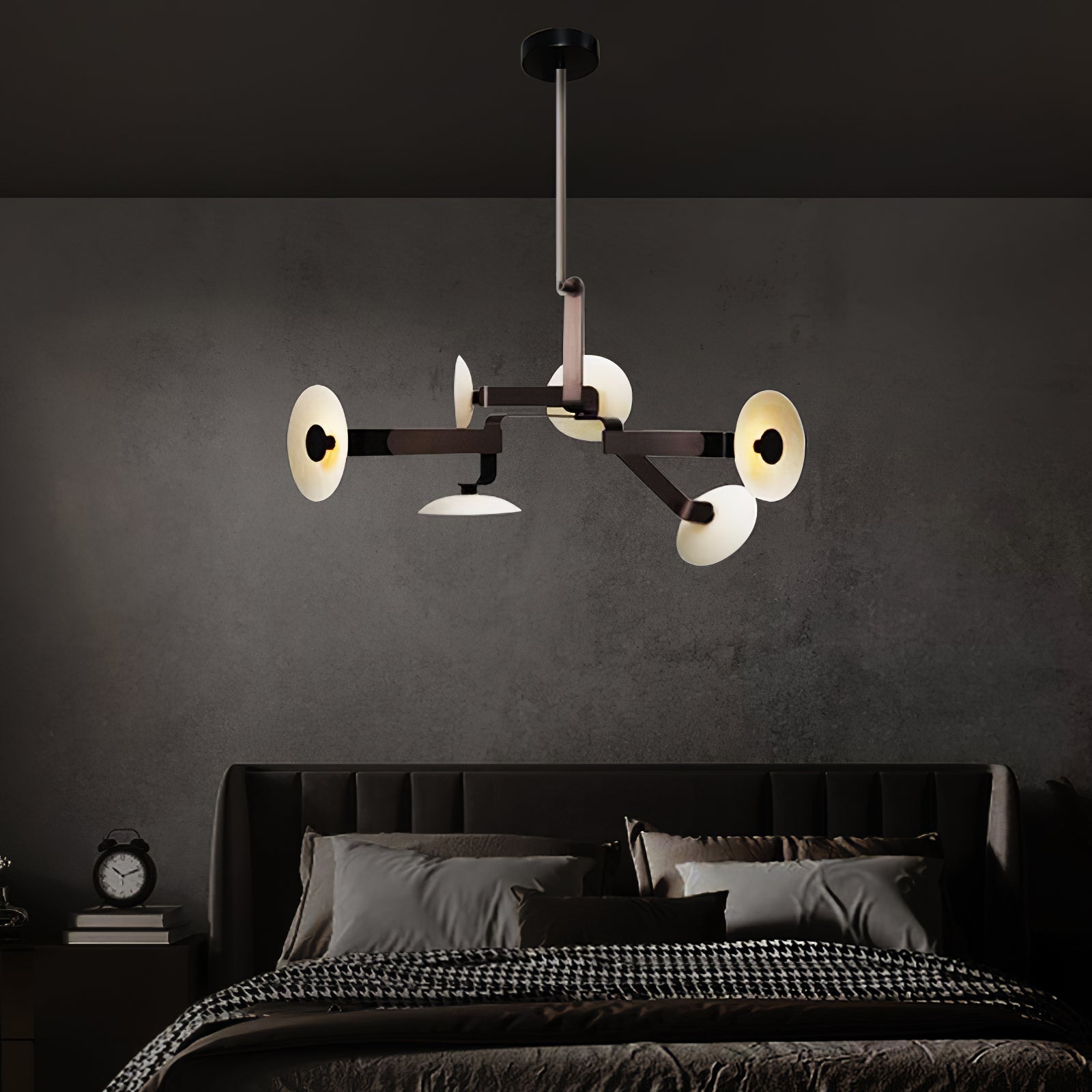 Jade Individual Creativity Brown Chandelier - Letslighting