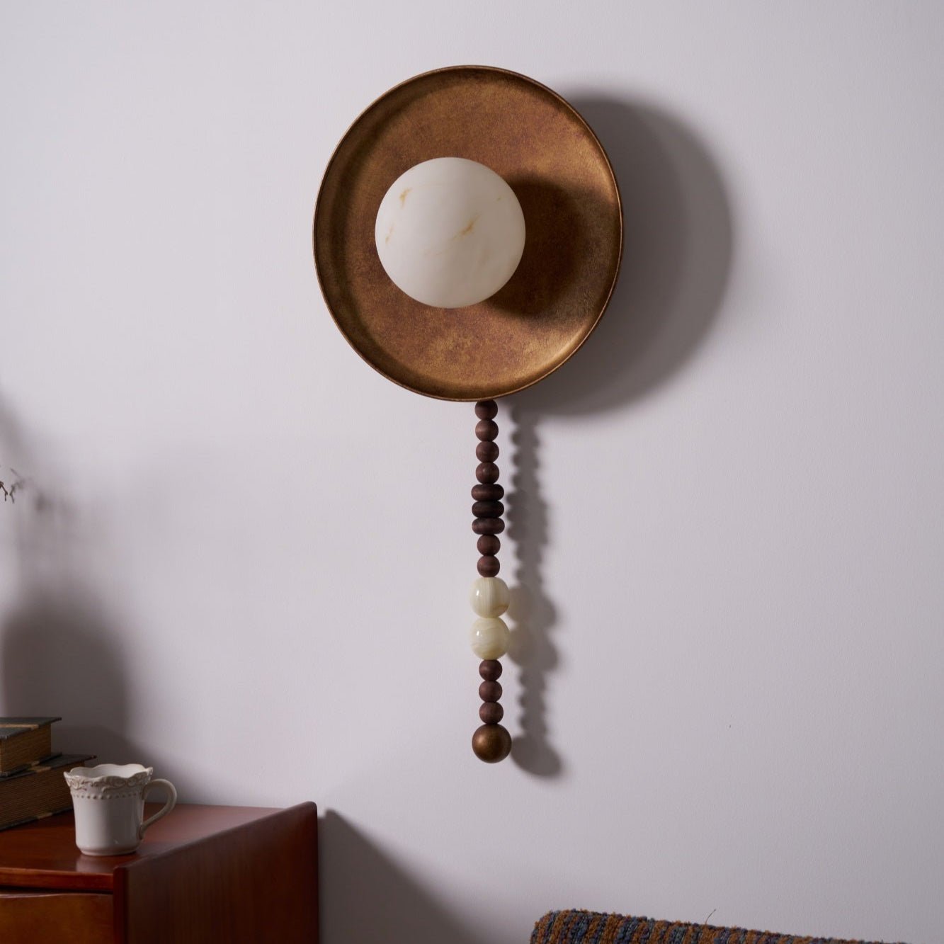 Olive Premium Nordic Art Marble Wall Light - Letslighting