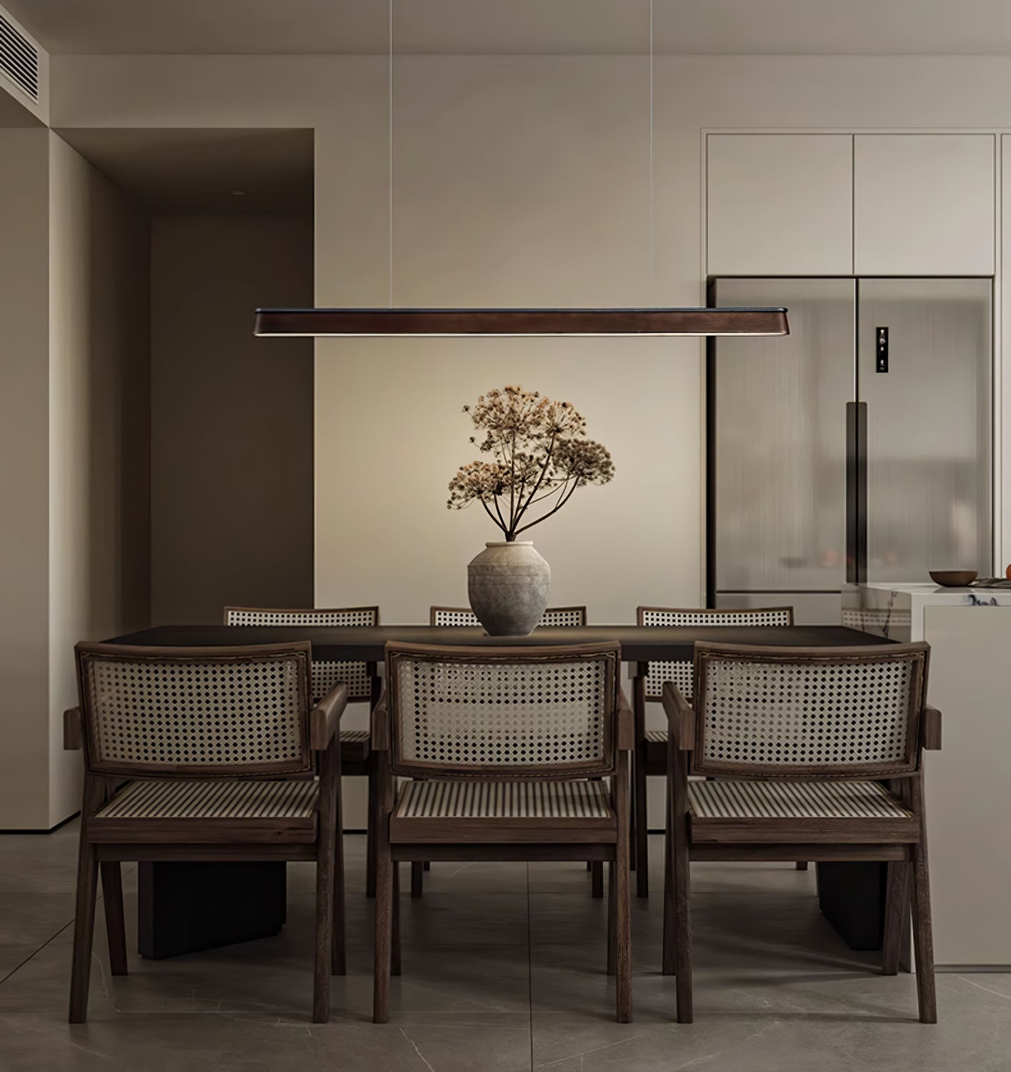 Caleo Industrial Wood Pendant Lamp - Letslighting