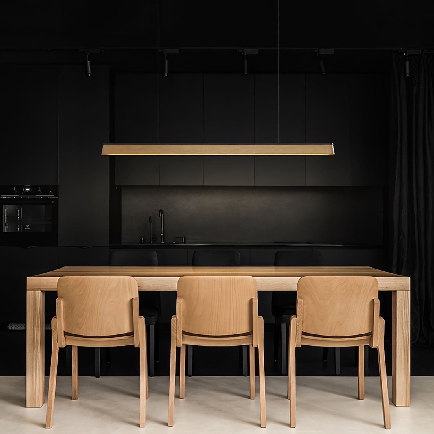Caleo Industrial Wood Pendant Lamp - Letslighting
