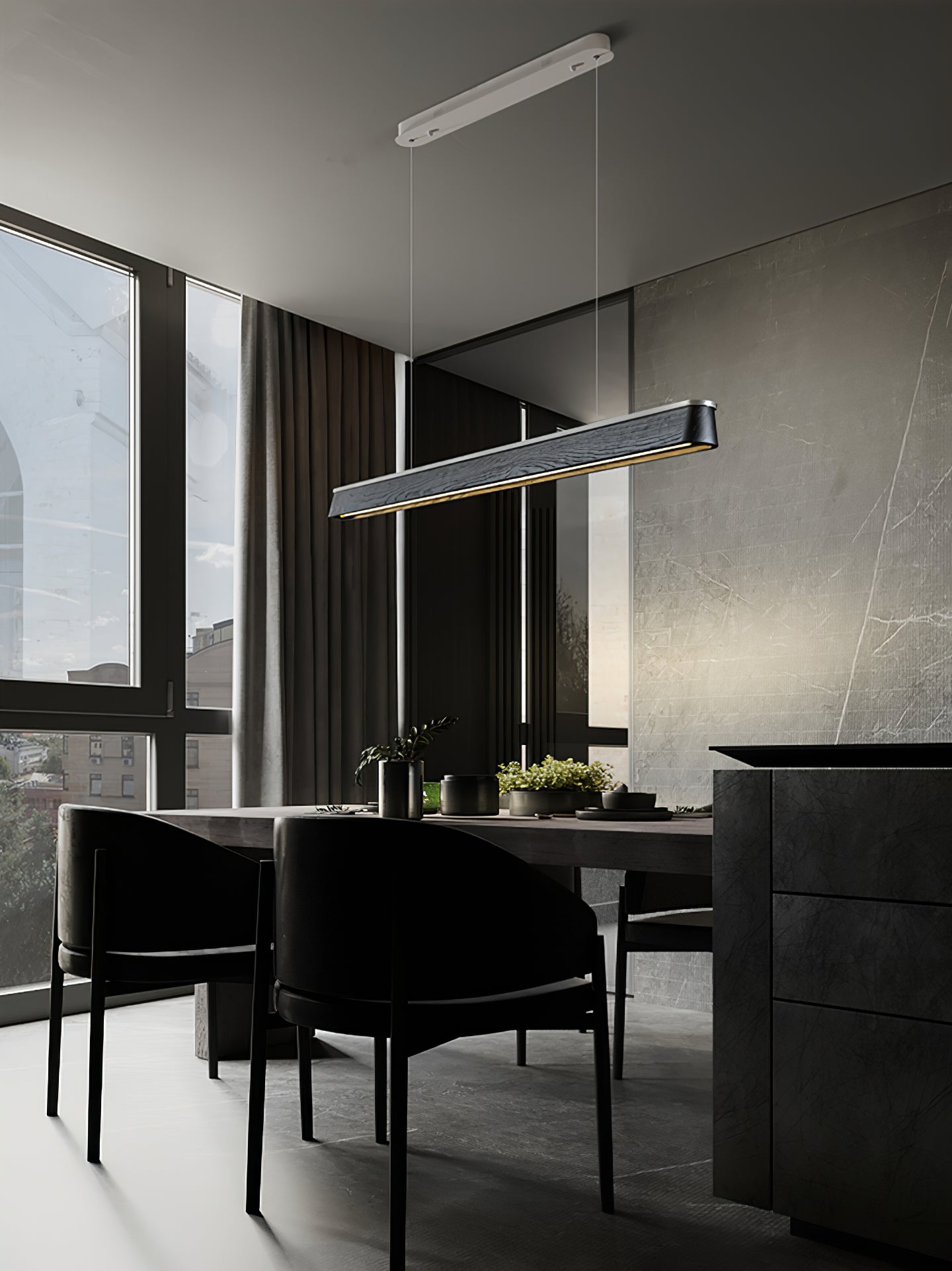 Caleo Industrial Wood Pendant Lamp - Letslighting