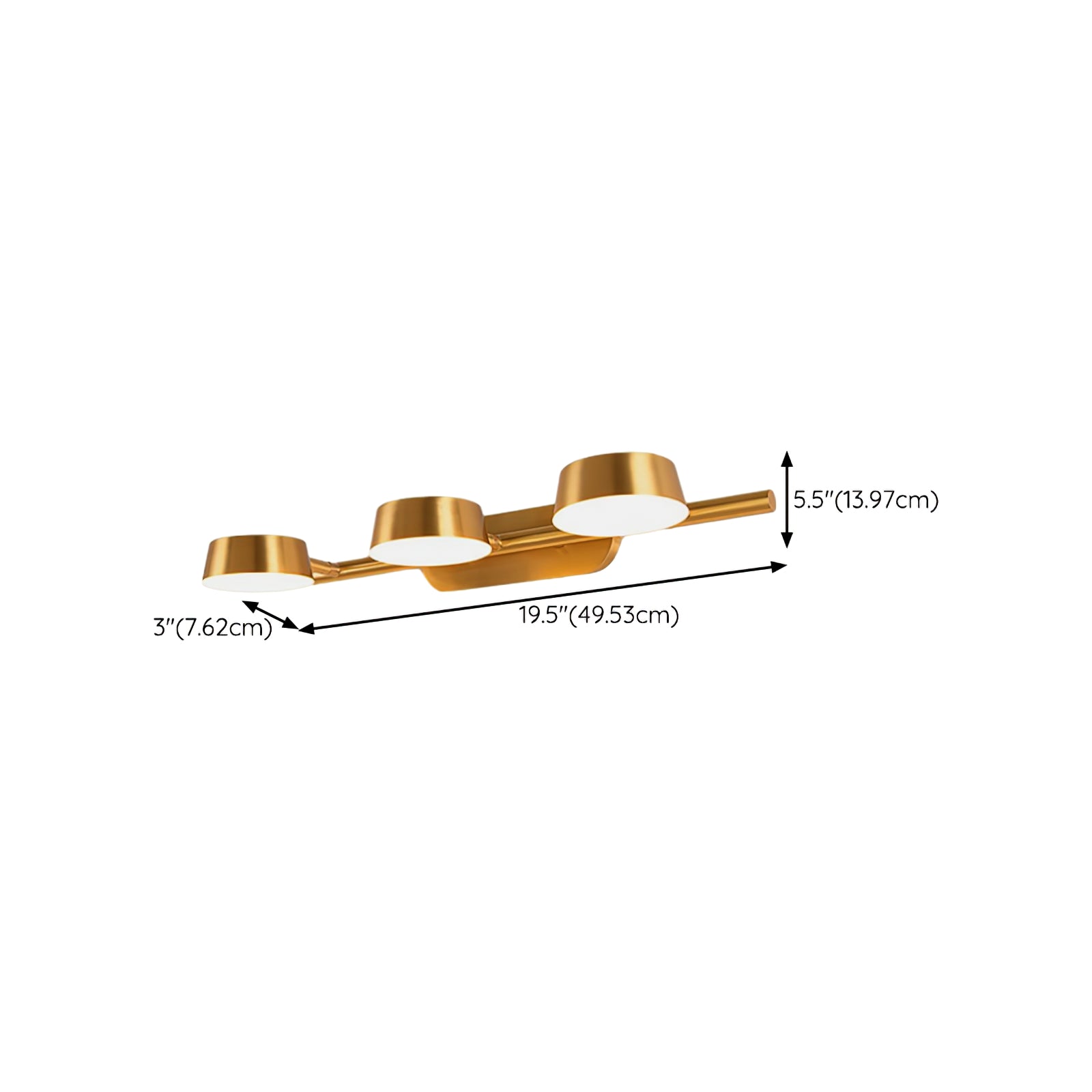 Edward Premium Elegance Vanity Brass Wall Light - Letslighting