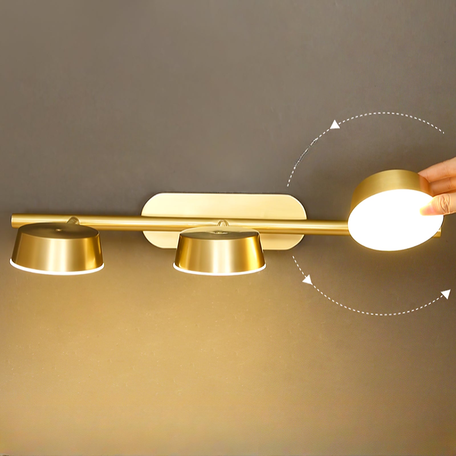 Edward Premium Elegance Vanity Brass Wall Light - Letslighting