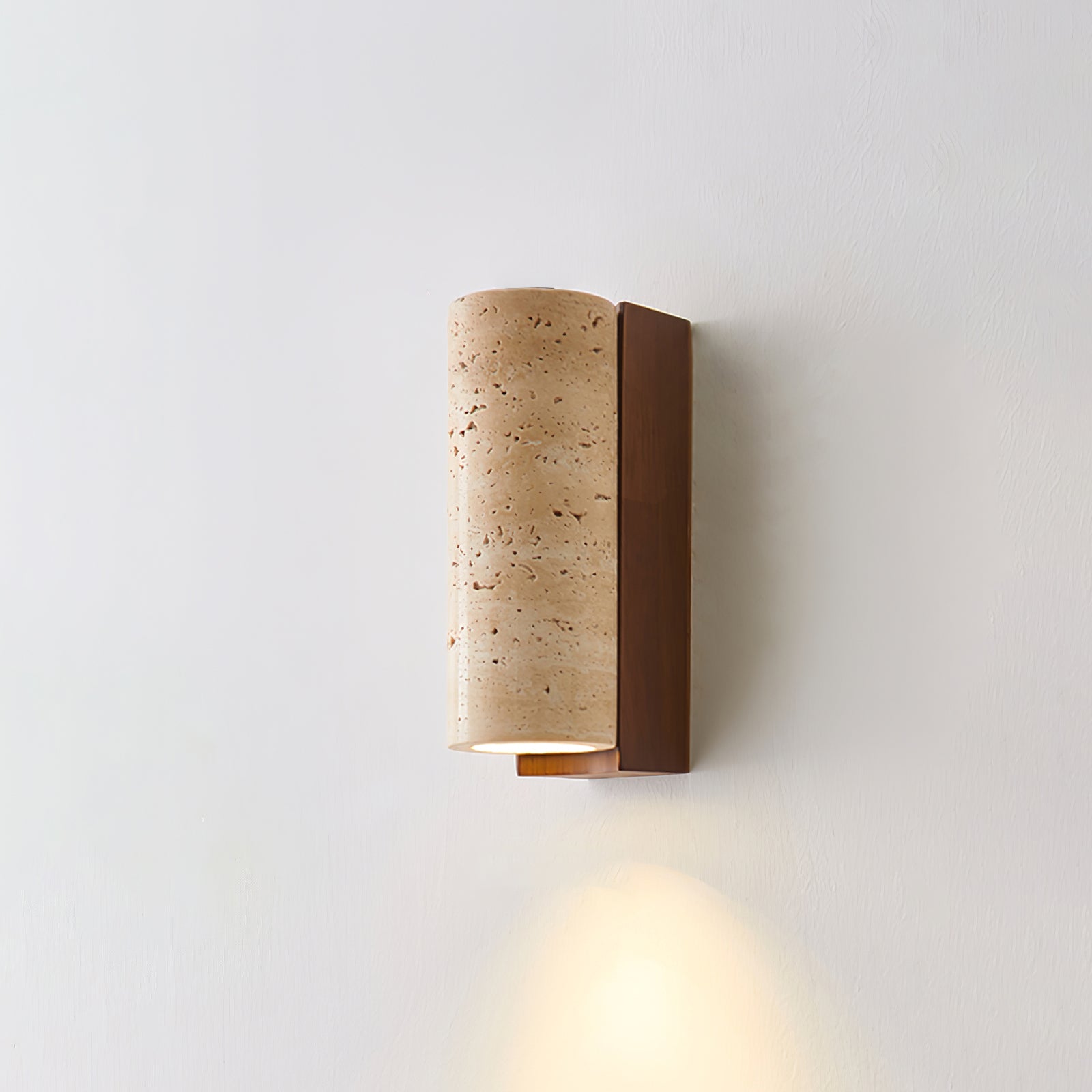 Ritta Natural  Travertine Wall Lamp