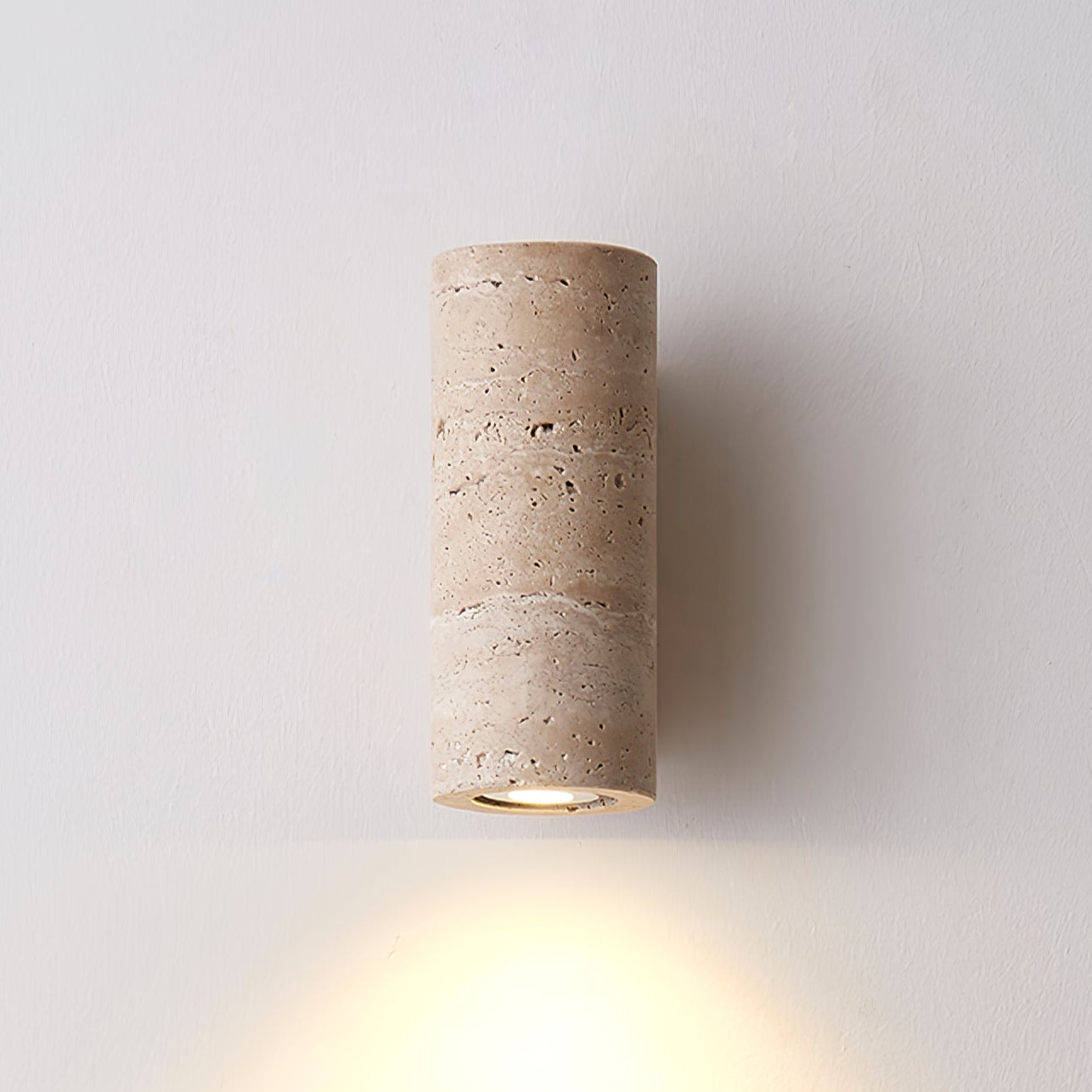 Ritta Natural  Travertine Wall Lamp