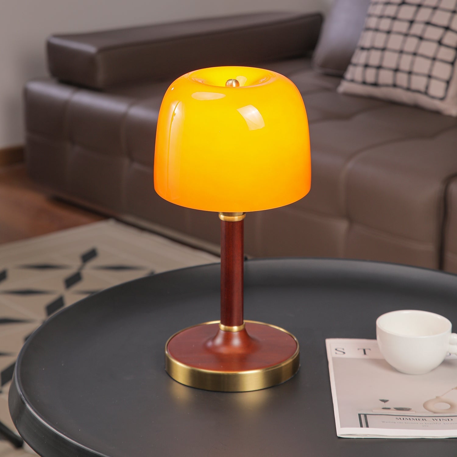 Velonise Wood Retro Table Lamp - Letslighting