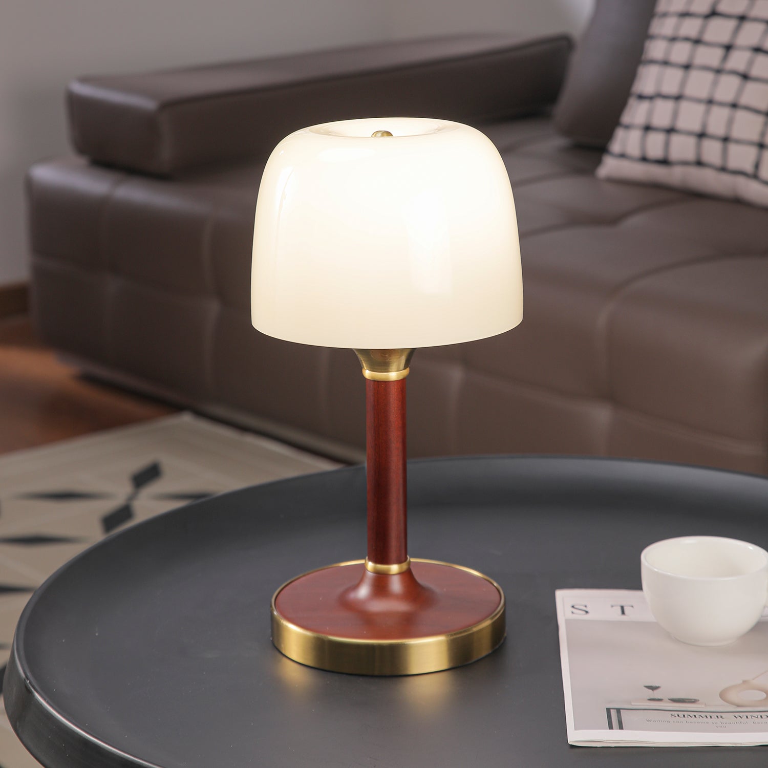 Velonise Wood Retro Table Lamp - Letslighting