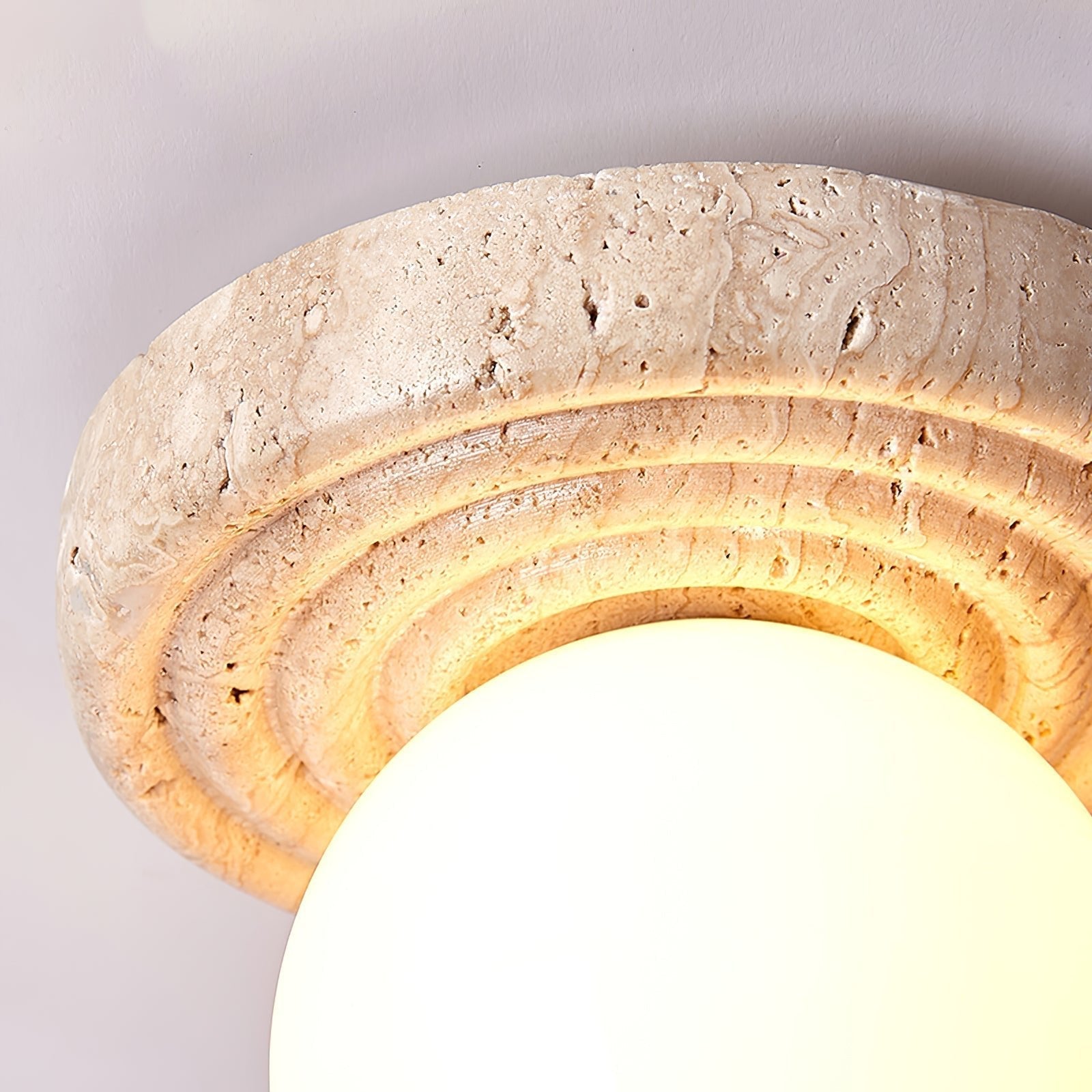 Carmen Travertine Ceiling Light