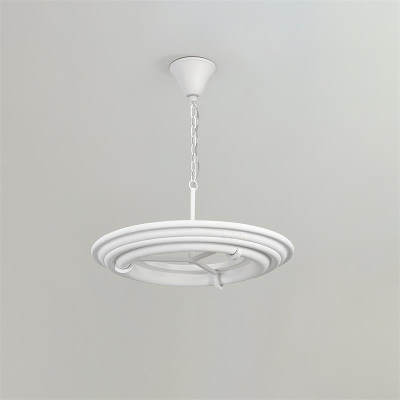 Ellie Chandelier Plaster Circular Artful - Letslighting
