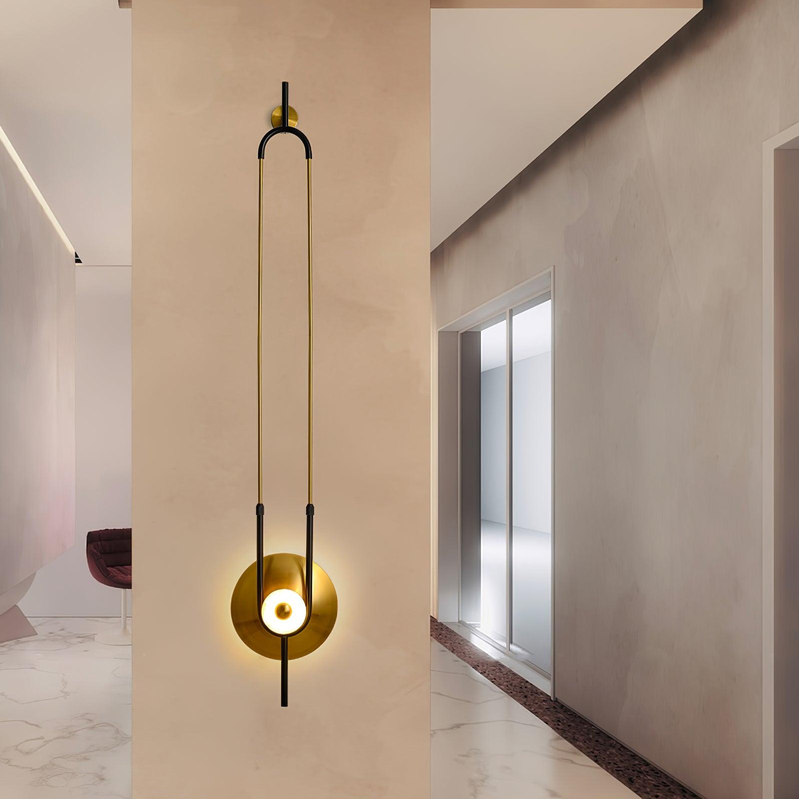 Ivory Modern Minimalist Ring Marble Wall Light - Letslighting