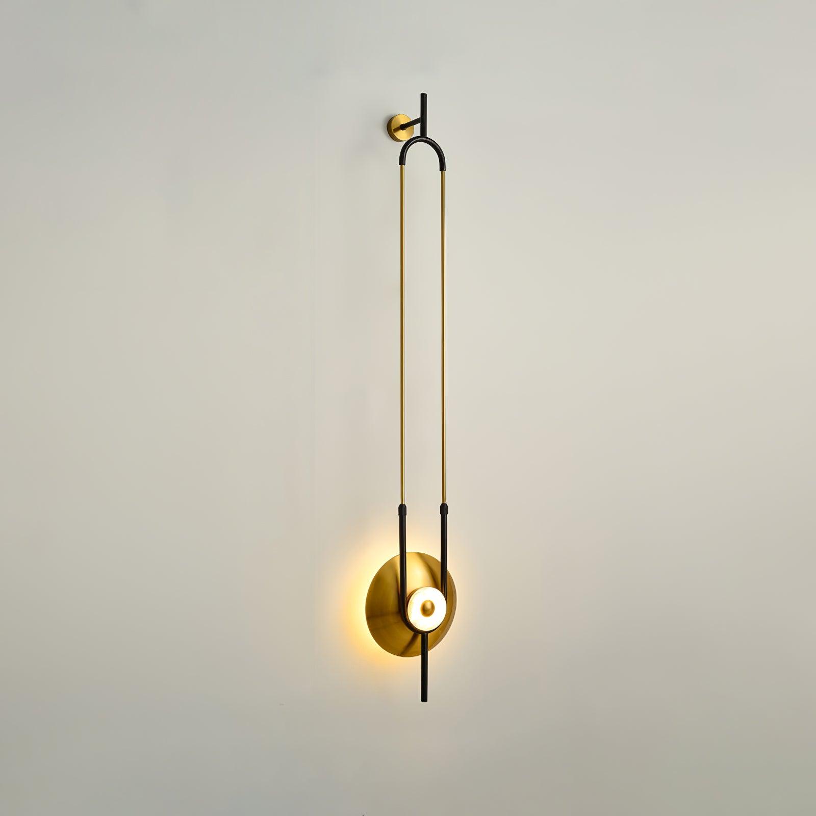 Ivory Modern Minimalist Ring Marble Wall Light - Letslighting