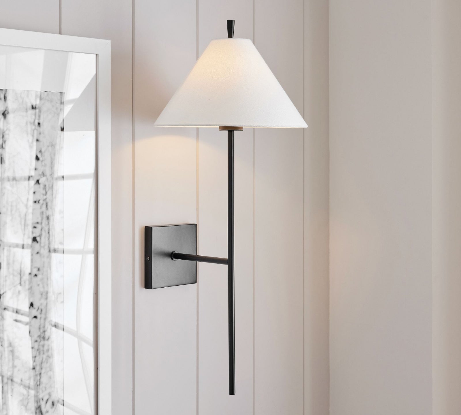 Ulveleth Vintage Industrial Fabric Wall Light - Letslighting