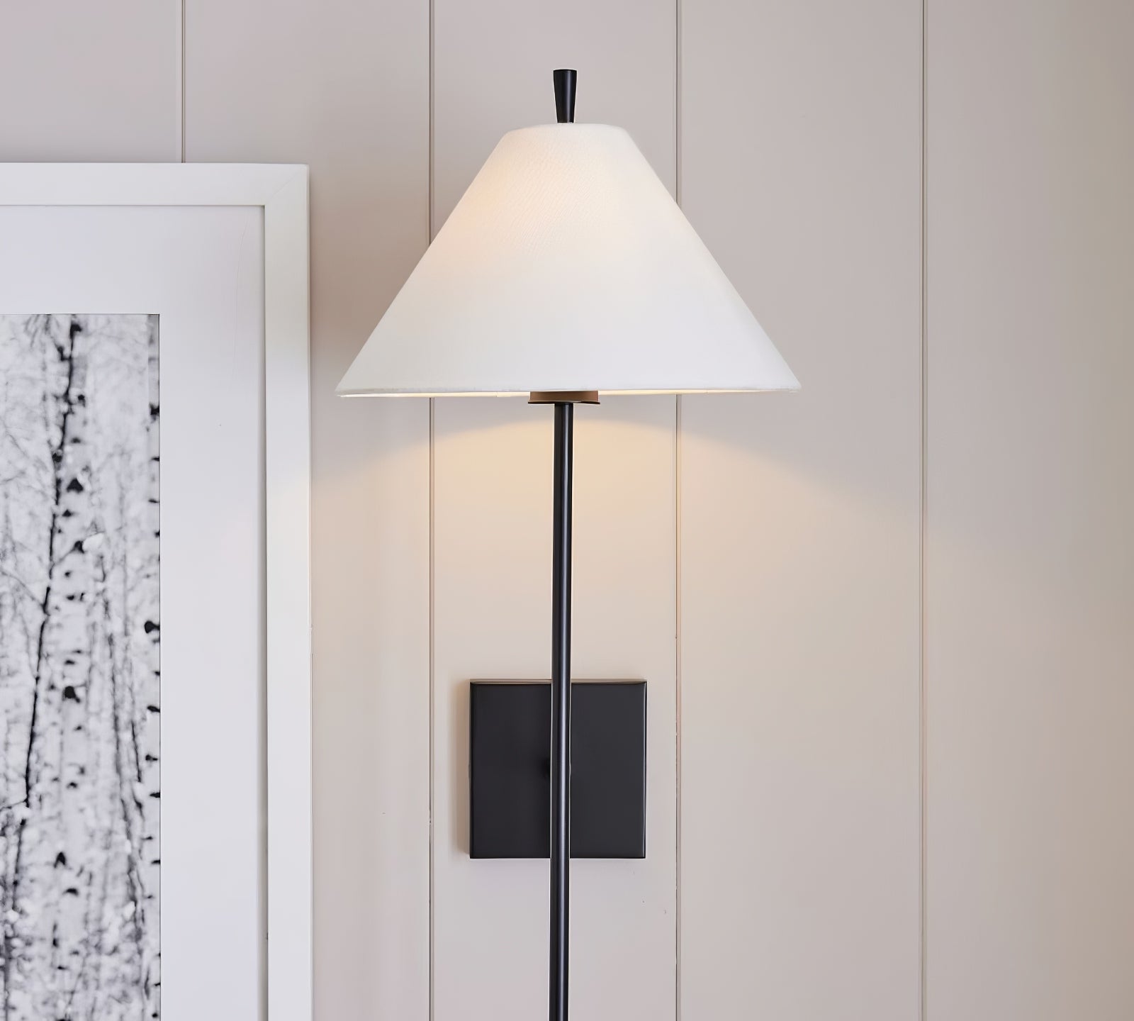 Ulveleth Vintage Industrial Fabric Wall Light - Letslighting