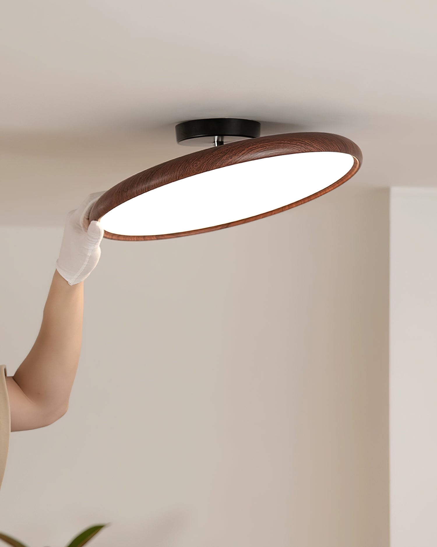 Cavelo Oval Semi-Flush Ceiling Light