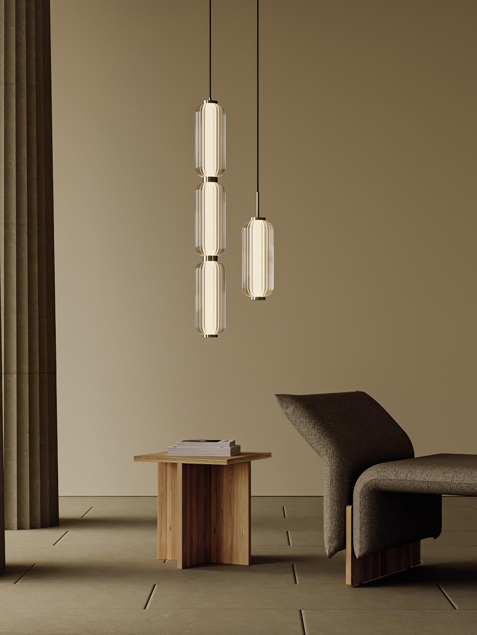 Cylindra Modern Glass Pendant Lamp - Letslighting