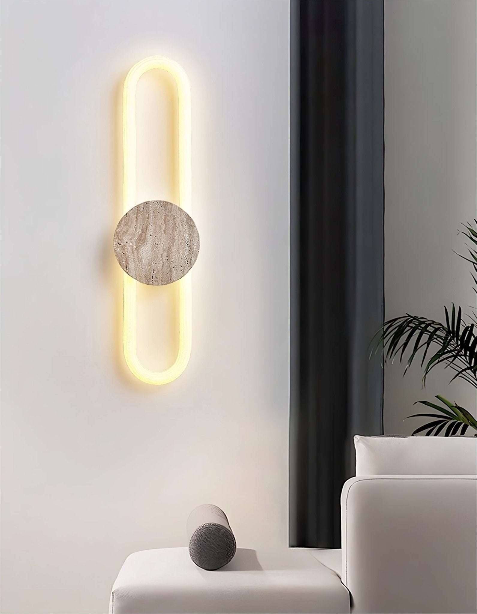 Mysole Travertine Wall Light