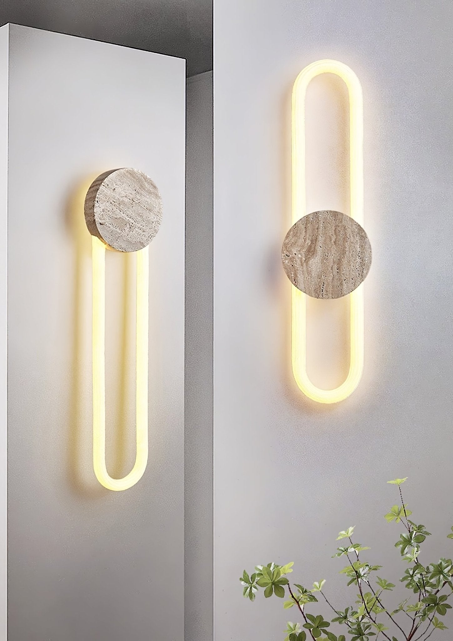 Mysole Travertine Wall Light
