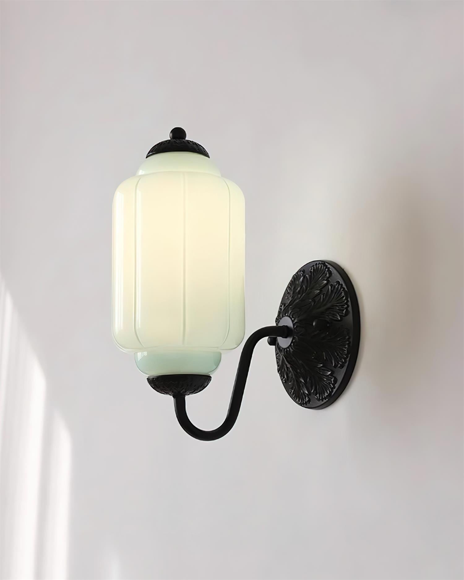 Melvane Vintage Pink Glass Wall Sconce - Letslighting