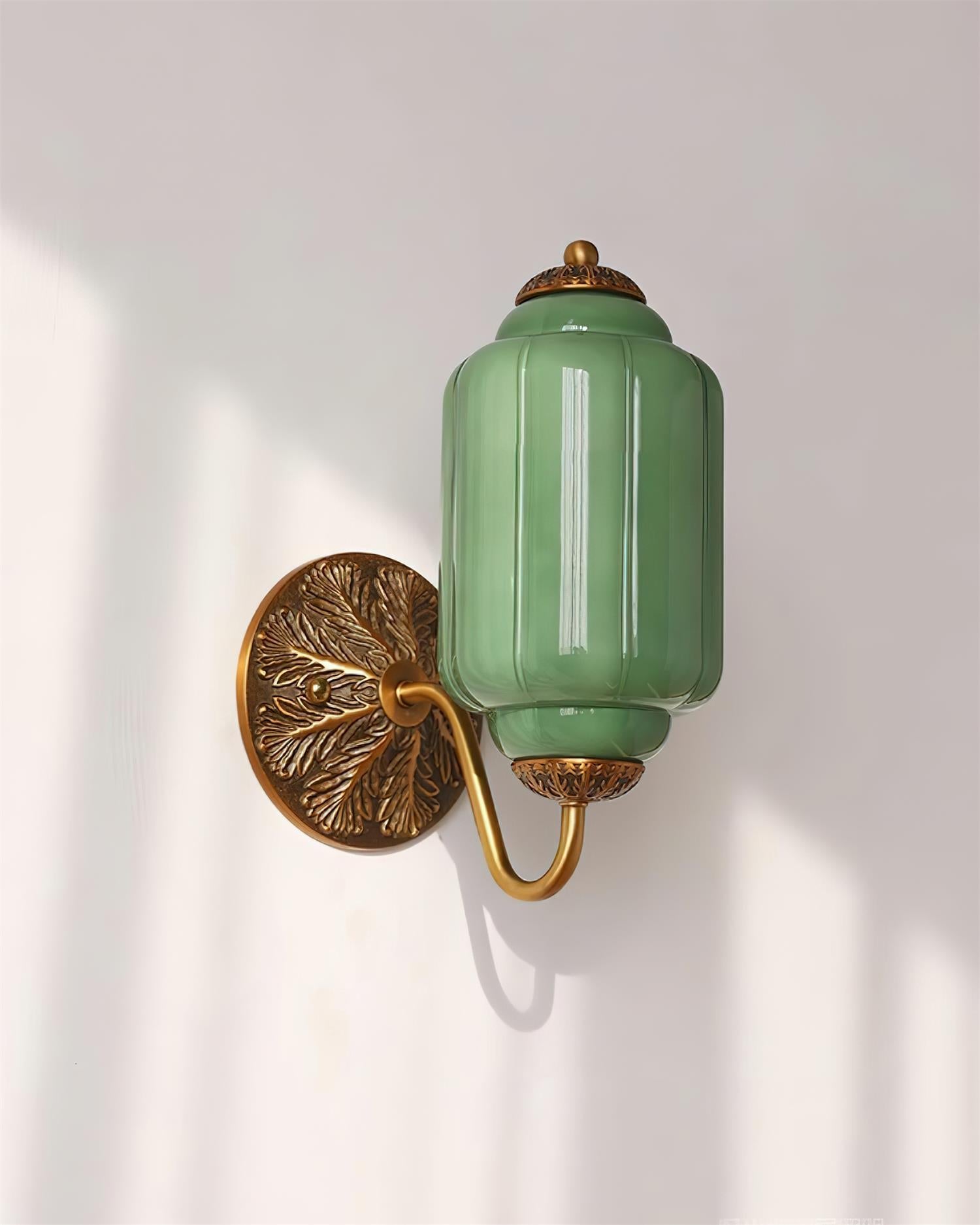 Melvane Vintage Pink Glass Wall Sconce - Letslighting