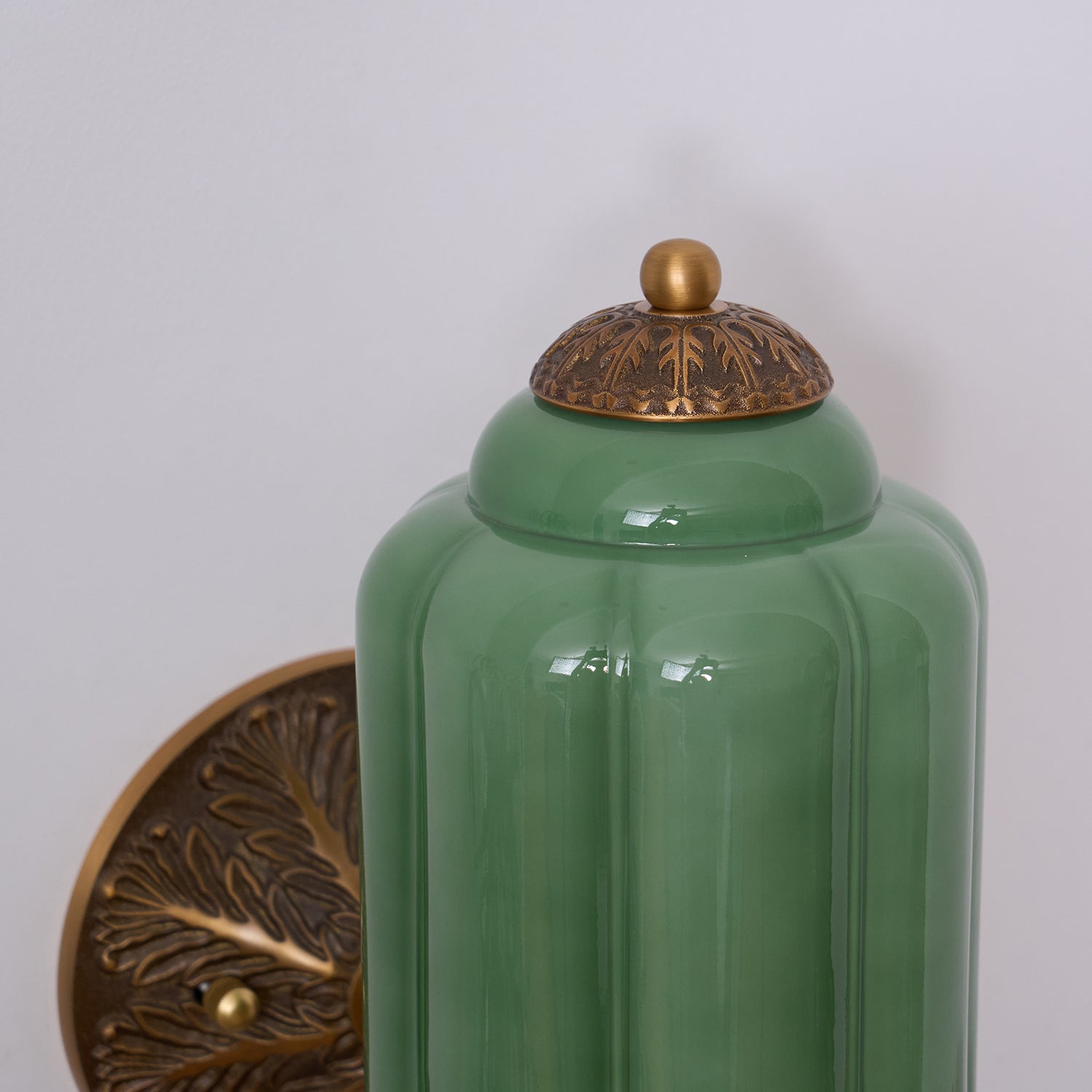 Melvane Vintage Pink Glass Wall Sconce - Letslighting