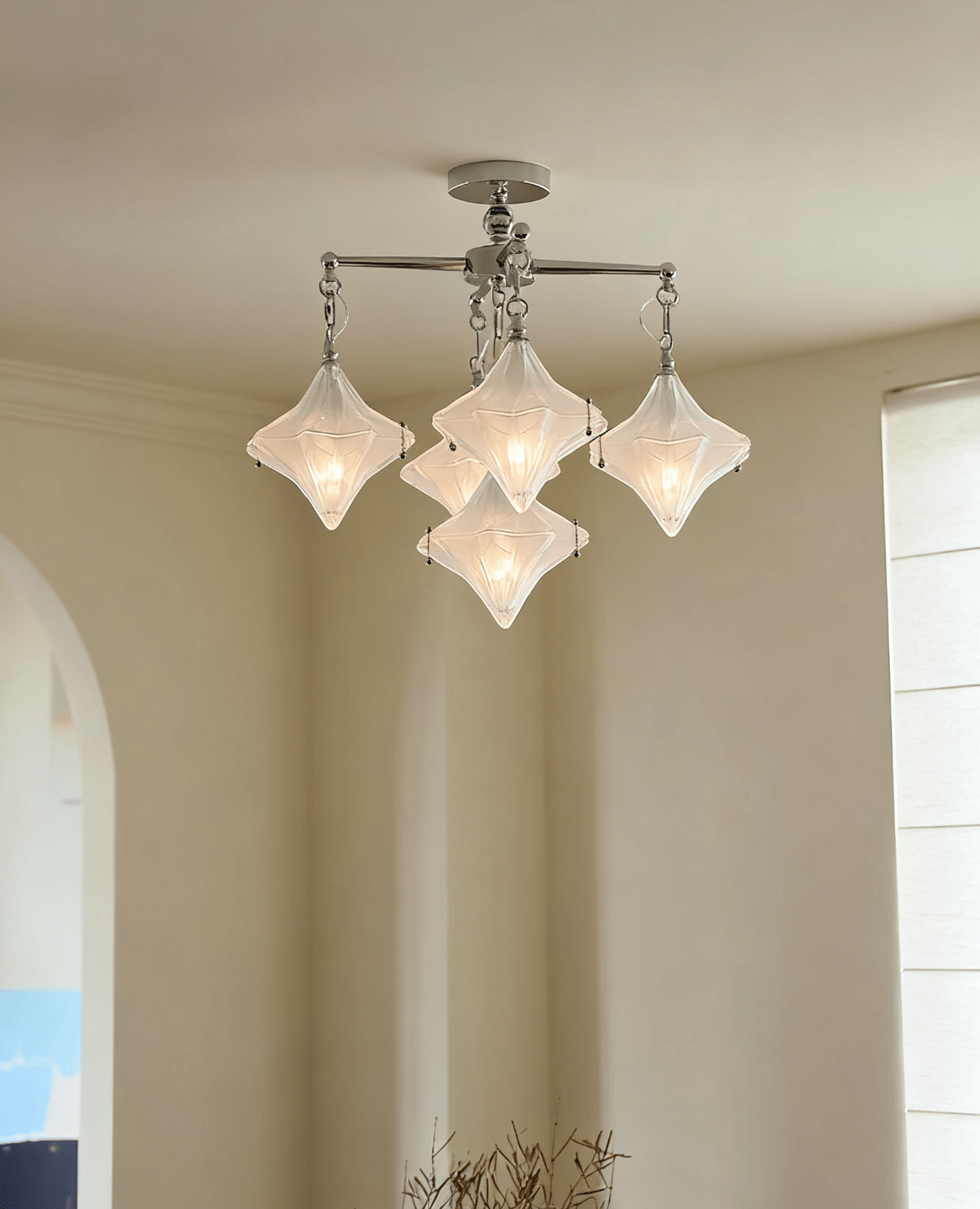 Elowen Prism Star Chandelier - Letslighting