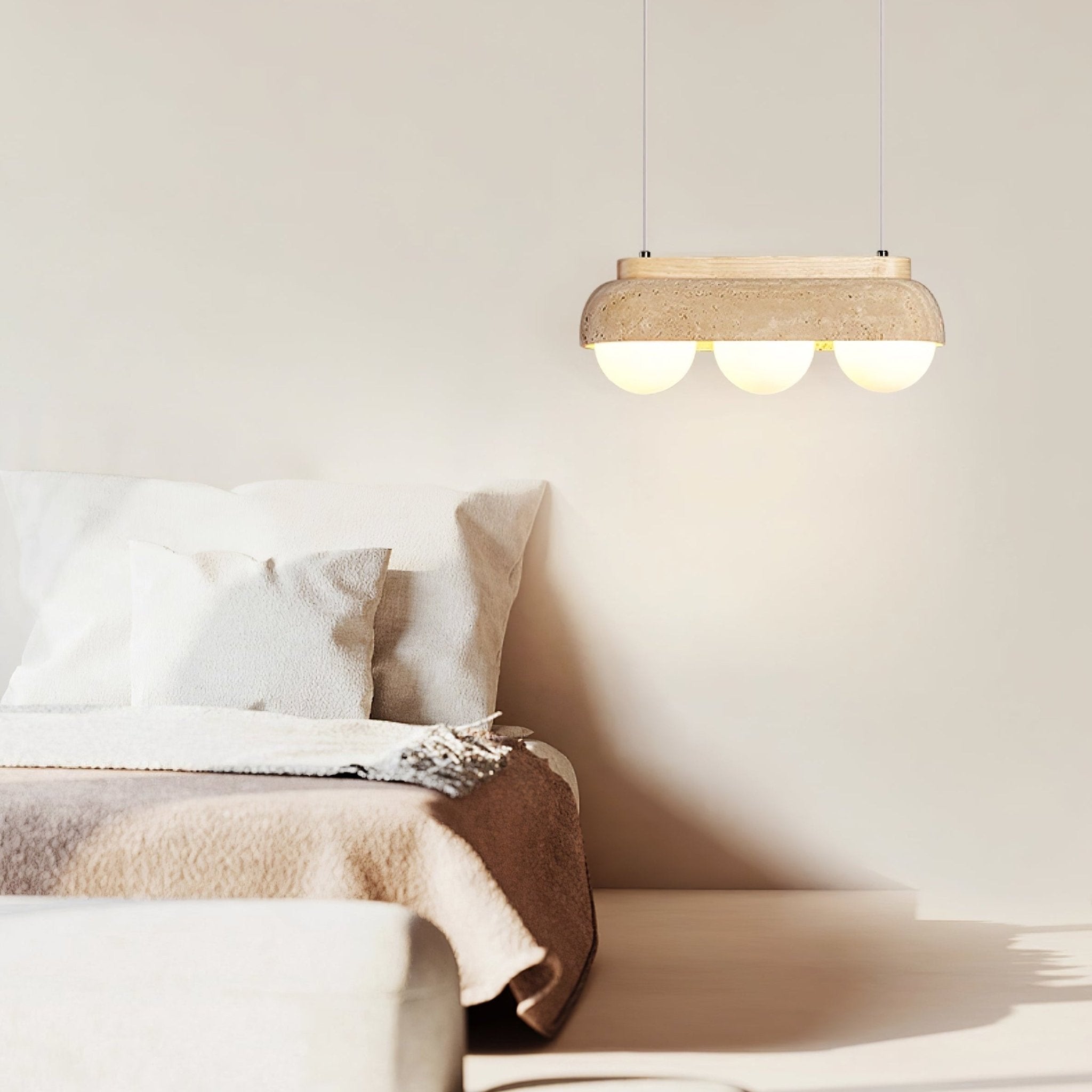 Elowen Travertine Pendant Light - Letslighting