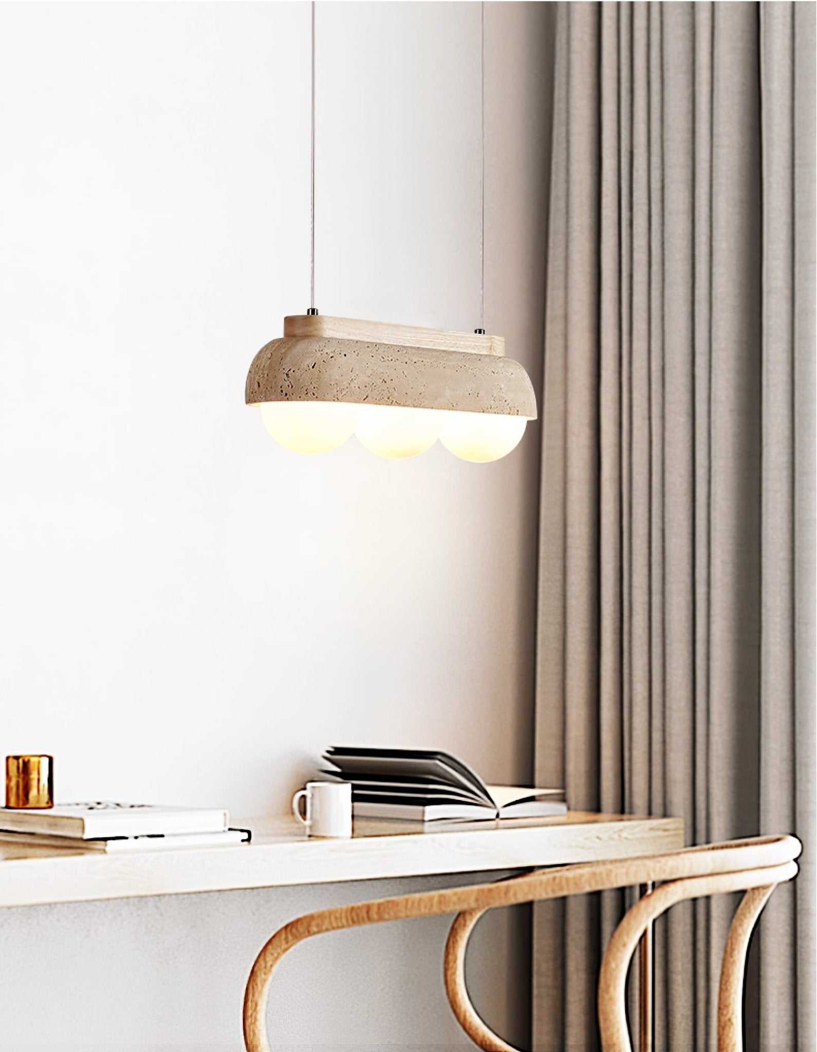 Elowen Travertine Pendant Light - Letslighting