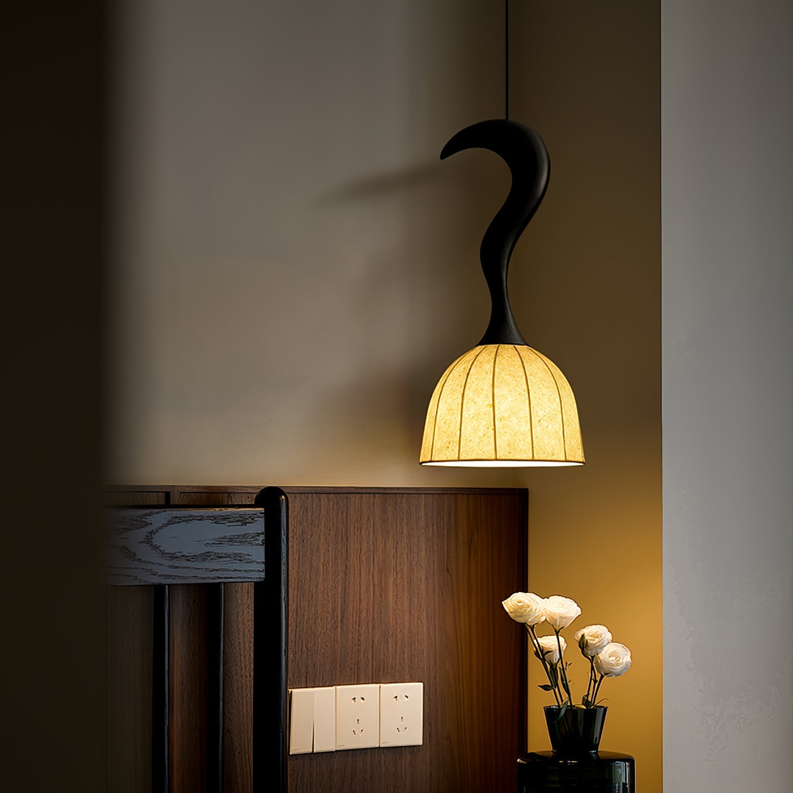 Colire Creativity Twisted Wood Pendant Light - Letslighting