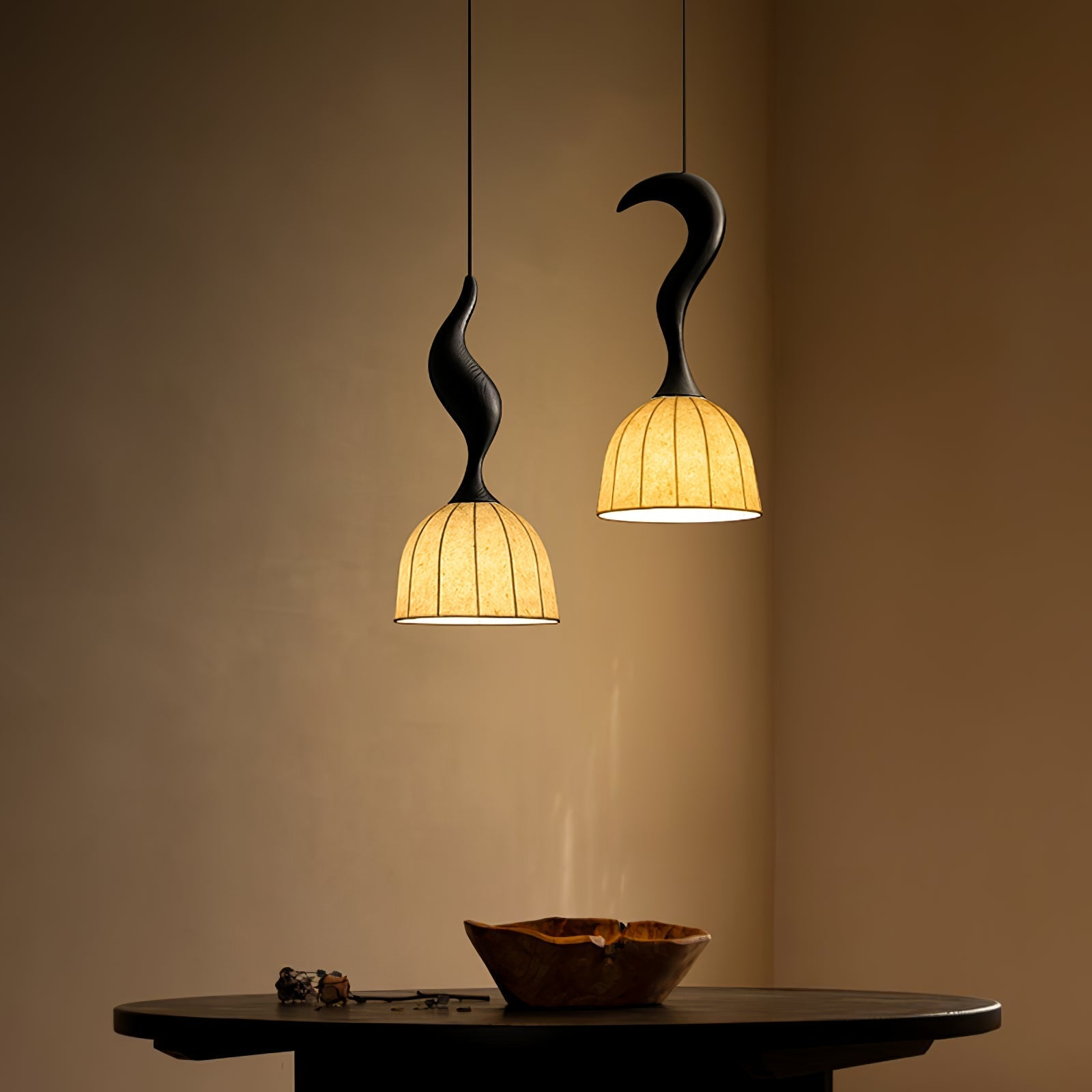 Colire Creativity Twisted Wood Pendant Light - Letslighting