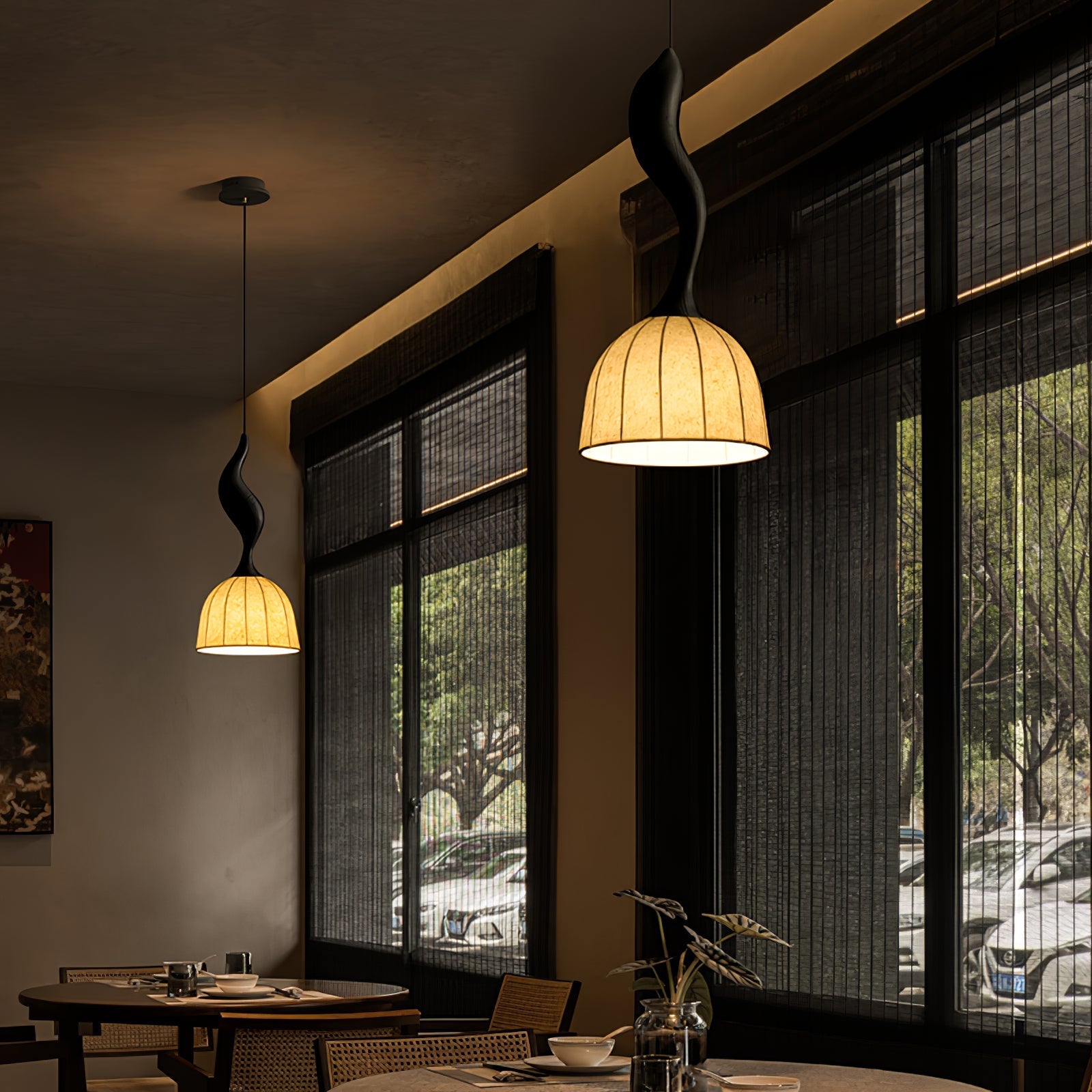 Colire Creativity Twisted Wood Pendant Light - Letslighting