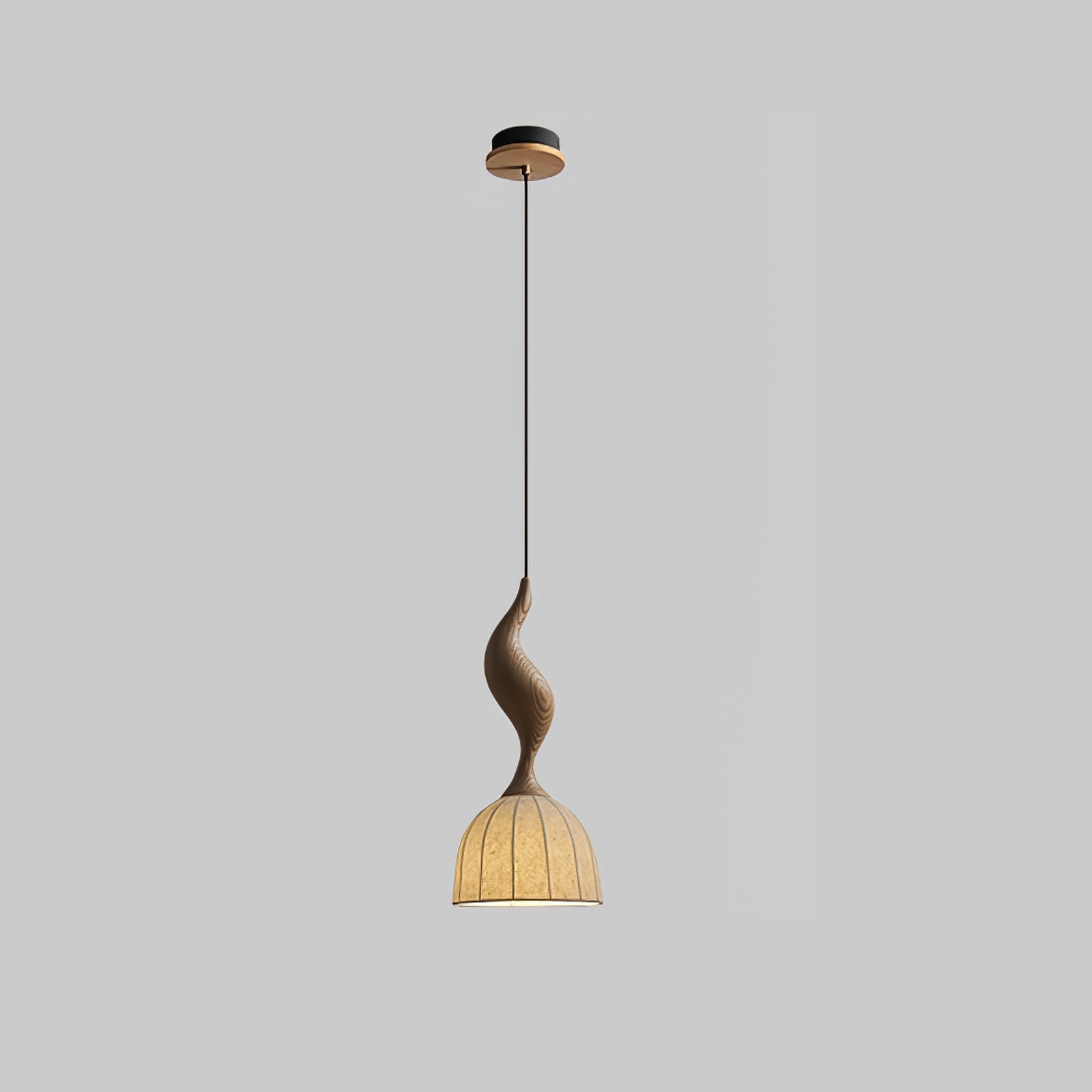 Colire Creativity Twisted Wood Pendant Light - Letslighting