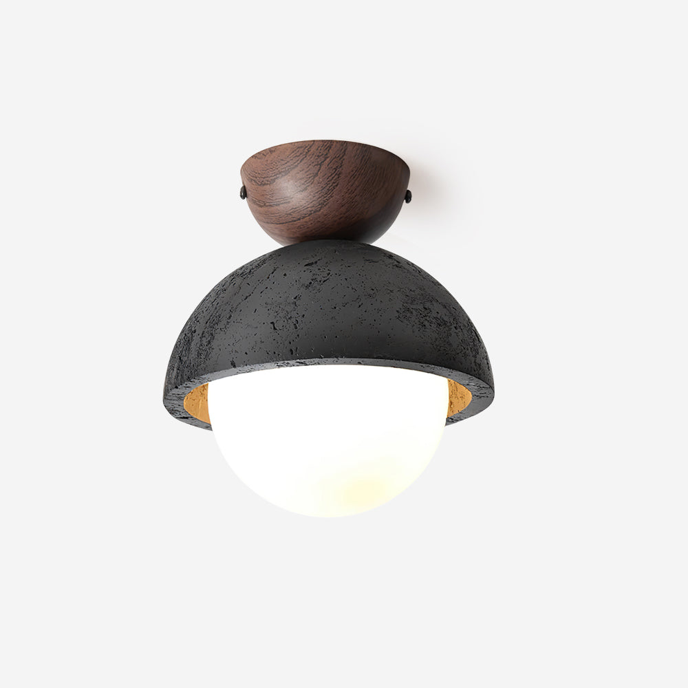 Ritta Black Travertine Cute Ceiling Light - Letslighting