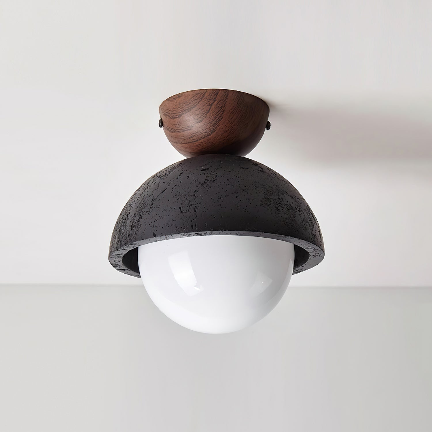 Ritta Black Travertine Cute Ceiling Light - Letslighting