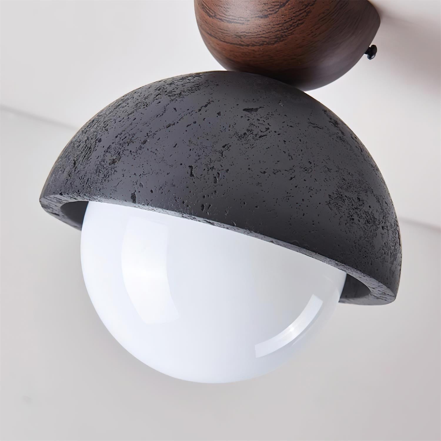 Ritta Black Travertine Cute Ceiling Light - Letslighting