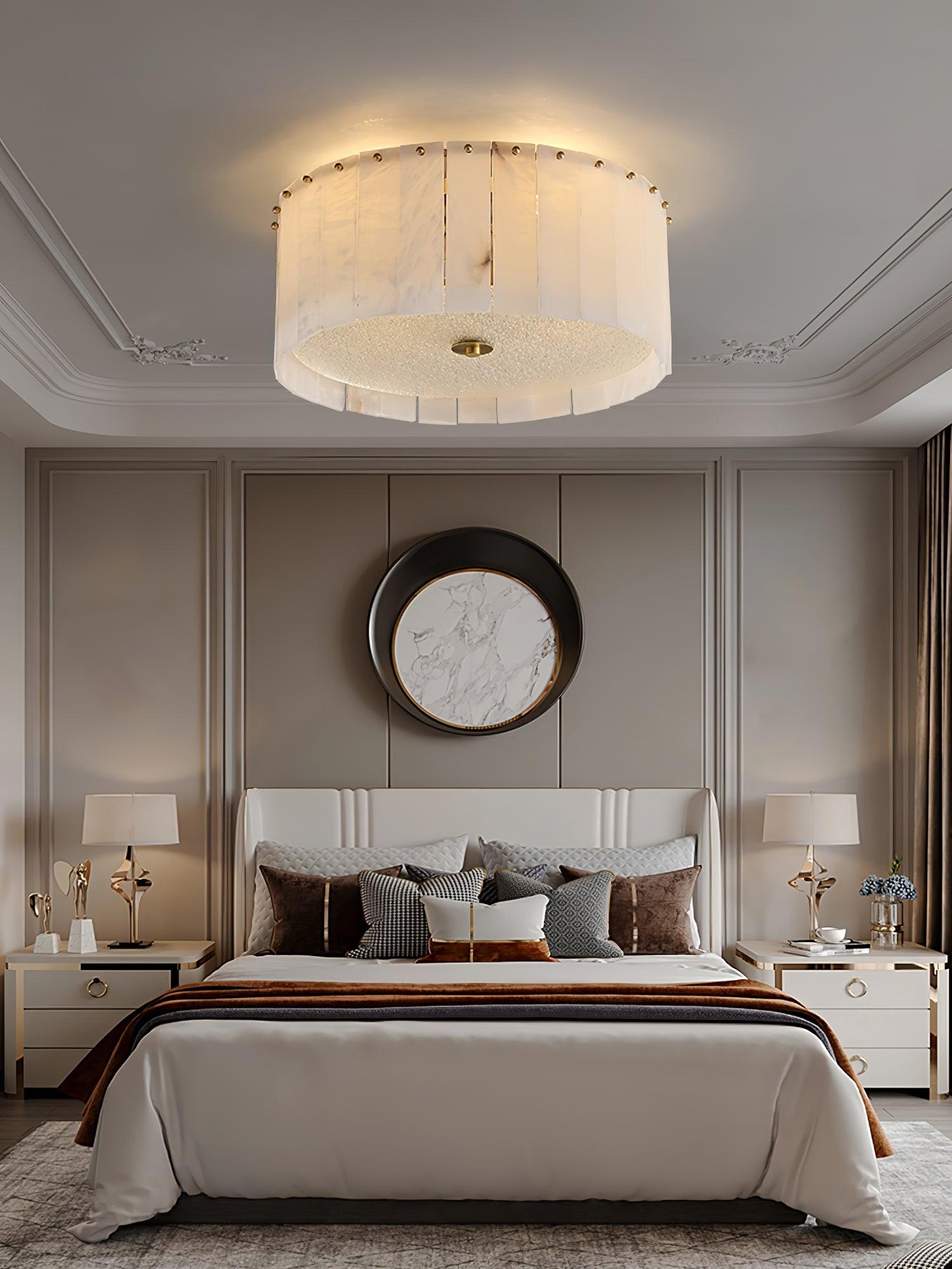 Valora Alabaster Ceiling Light - Letslighting