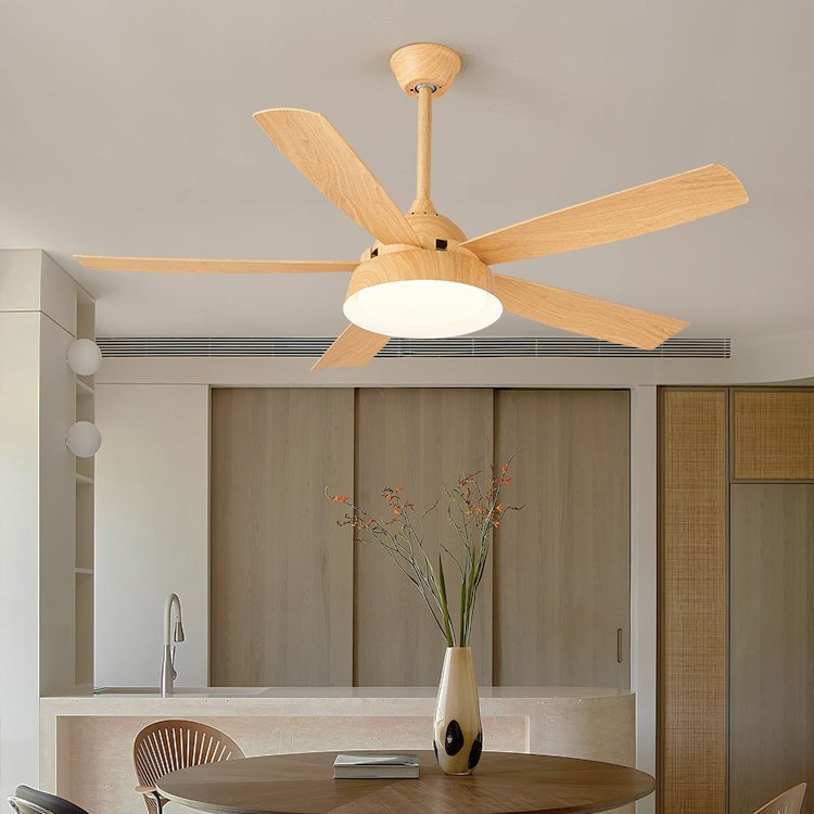 Orvino Wood Ceiling Fan Light - Letslighting
