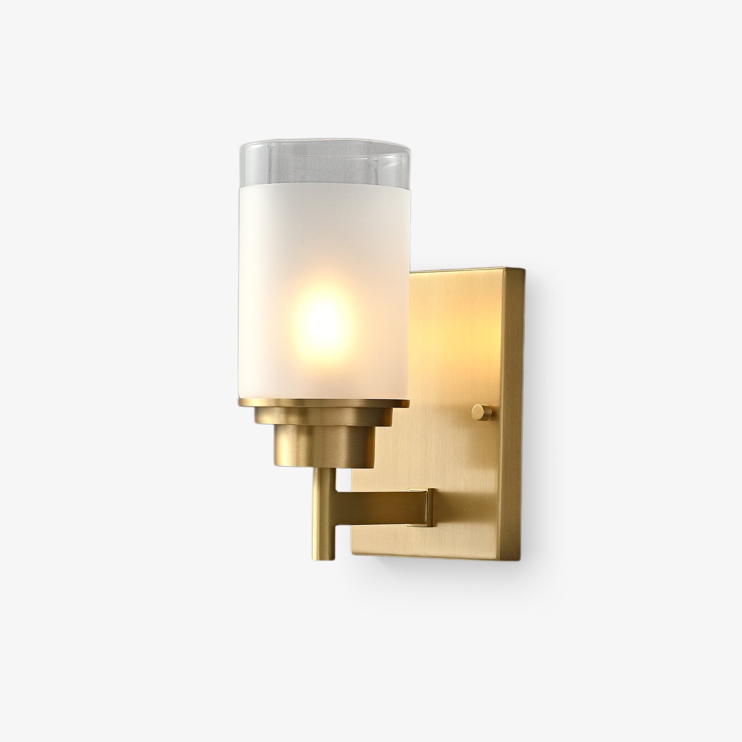 Myvele Elegance Vintage Brass Glass Sconce Wall lamp - Letslighting