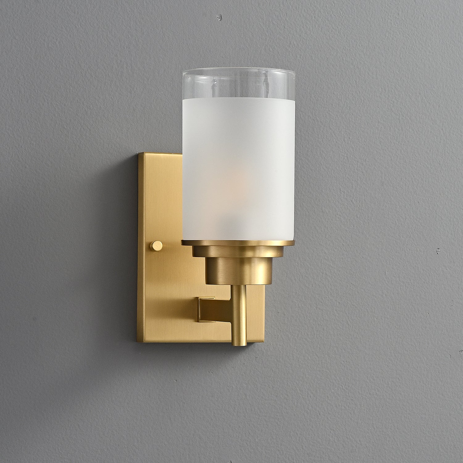 Myvele Elegance Vintage Brass Glass Sconce Wall lamp - Letslighting