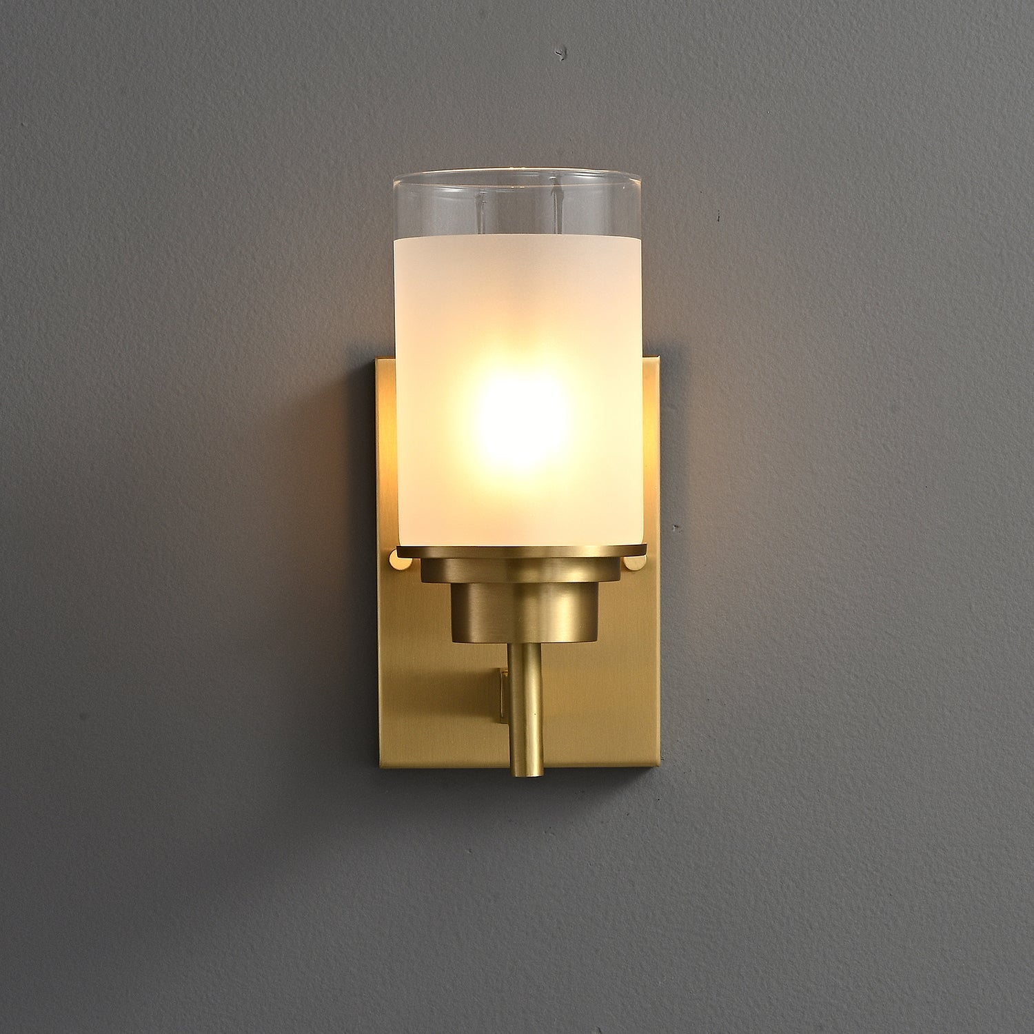 Myvele Elegance Vintage Brass Glass Sconce Wall lamp - Letslighting
