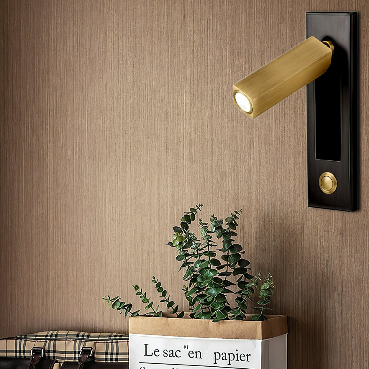 Eurvaran Embedded Bedside Plug-in Sconce Wall lamp - Letslighting