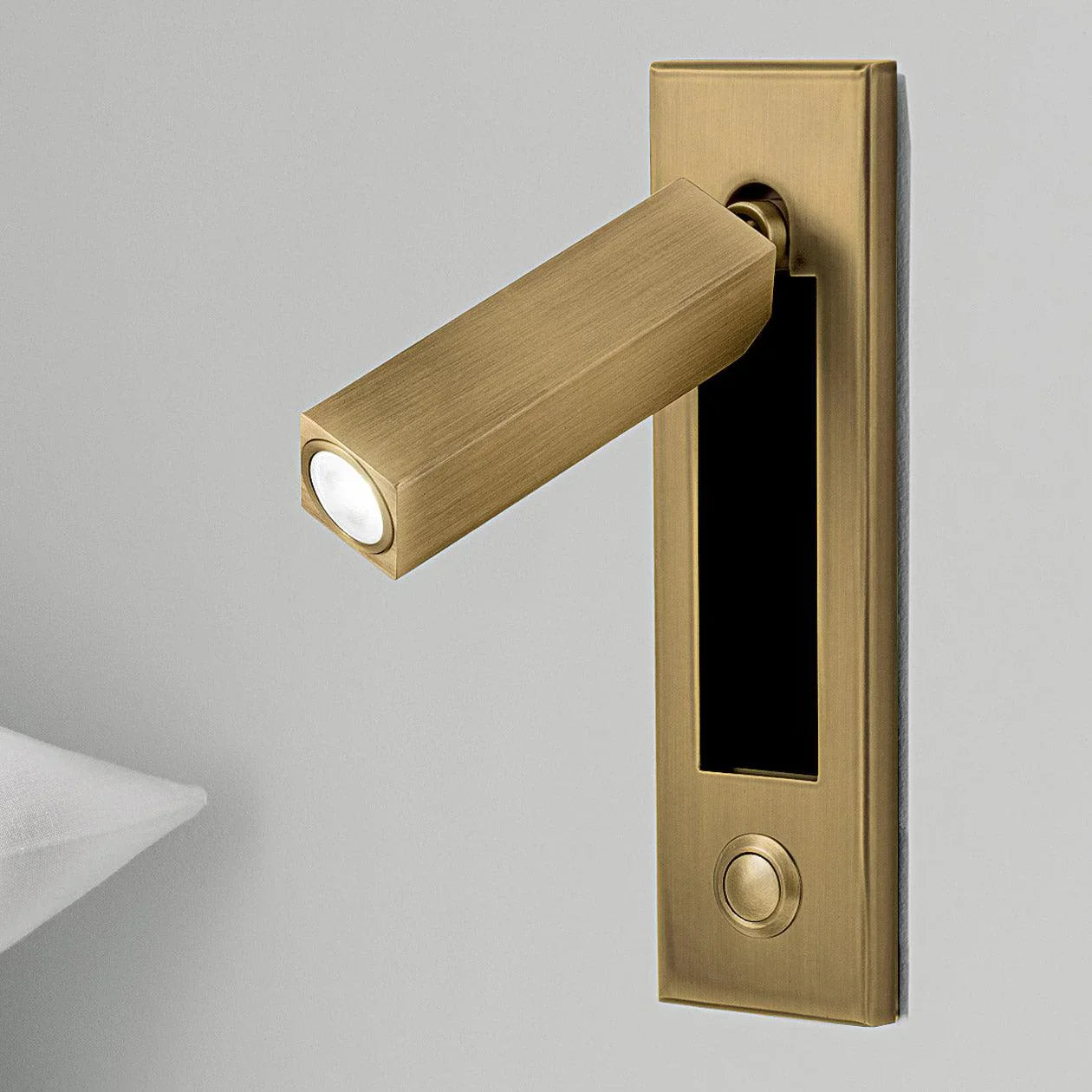 Arisha Modern Rotatable Embedded Bedside Sconce, Cylindrical/Square - Letslighting
