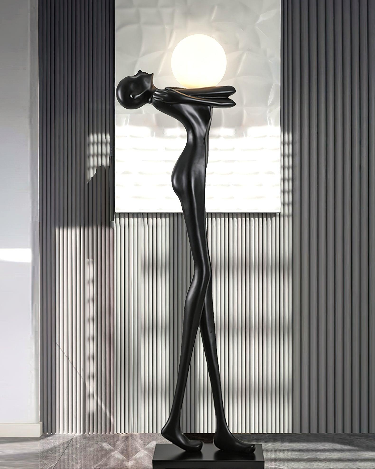 Ersolion Sculptural Fiberglass Floor Lamp - Letslighting