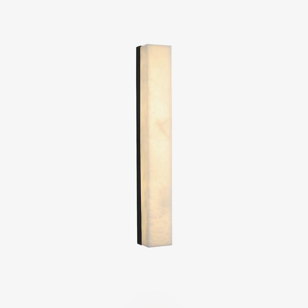 Kristy Linear Brass  Alabaster Wall Lamp