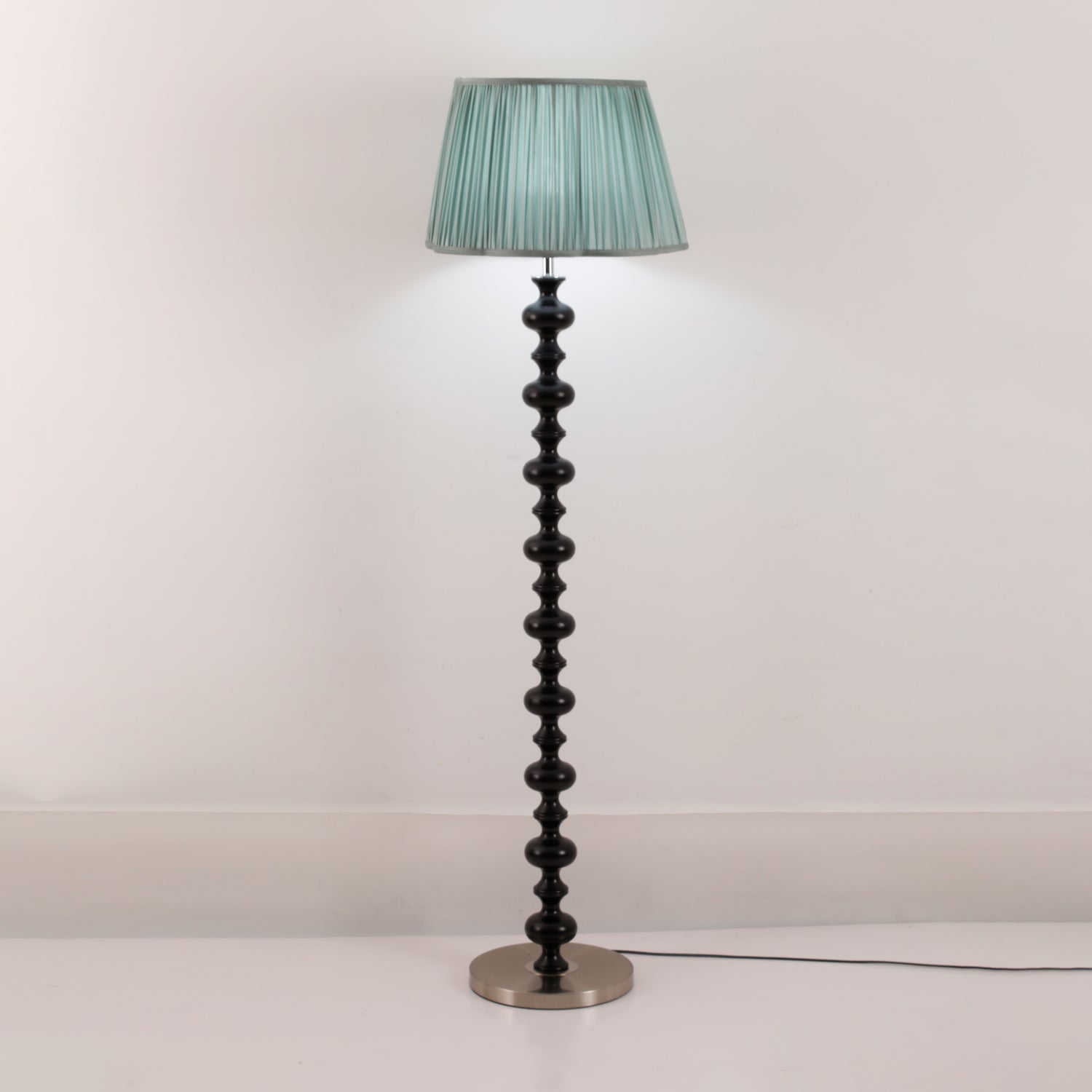 Miro Wood Fabric Floor Lamp - Letslighting